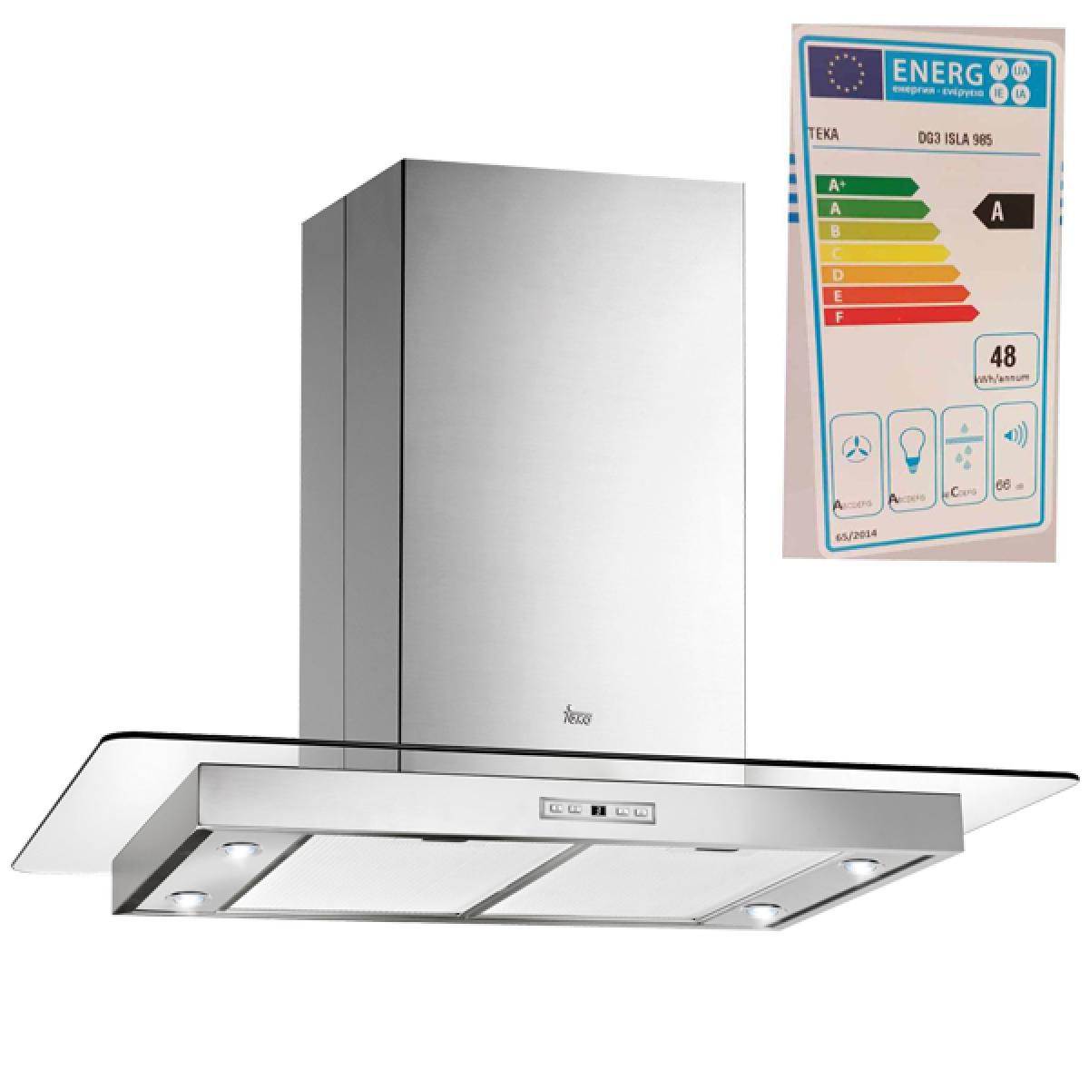 CAMPANA TEKA DG3 ISLA 985 INOX 90CM 40485150