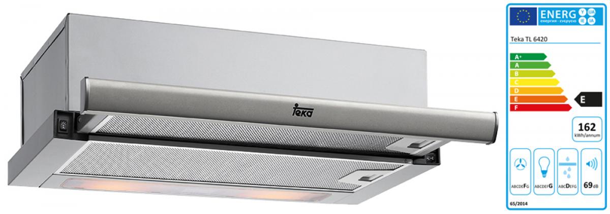 CAMPANA TEKA TL6420S INOX TELESC.60CM 40474260