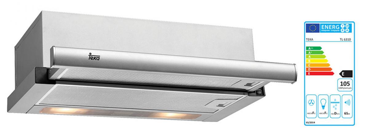 CAMPANA TEKA TL6310 INOX TELESCO.60CM 40474250