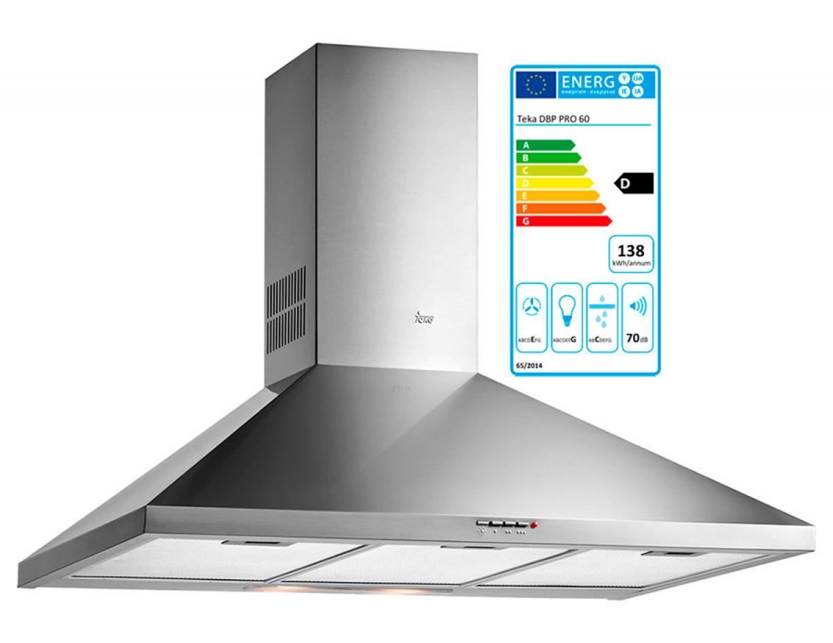 CAMPANA TEKA DBP60PRO INOX PIRAM.60CM 40460509
