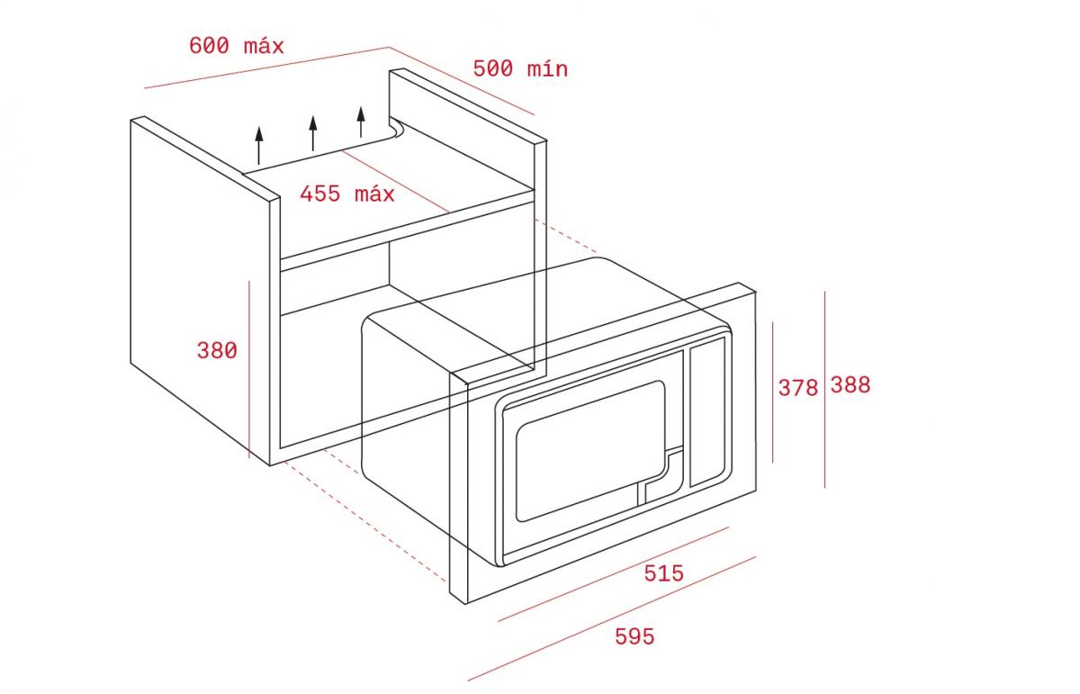 MICROONDAS ENCAS.TEKA MWE255FI 25L GRILL 40581125