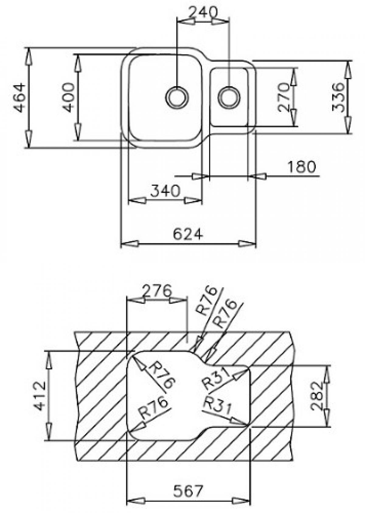 FREGADERO TEKA BE1-2C 625 REV 10125160