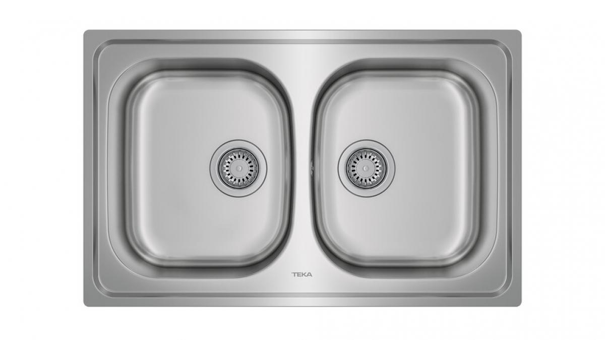 FREGADERO TEKA UNIVERSE 80 T-XP 2C 115040007  SIN AGUJERO