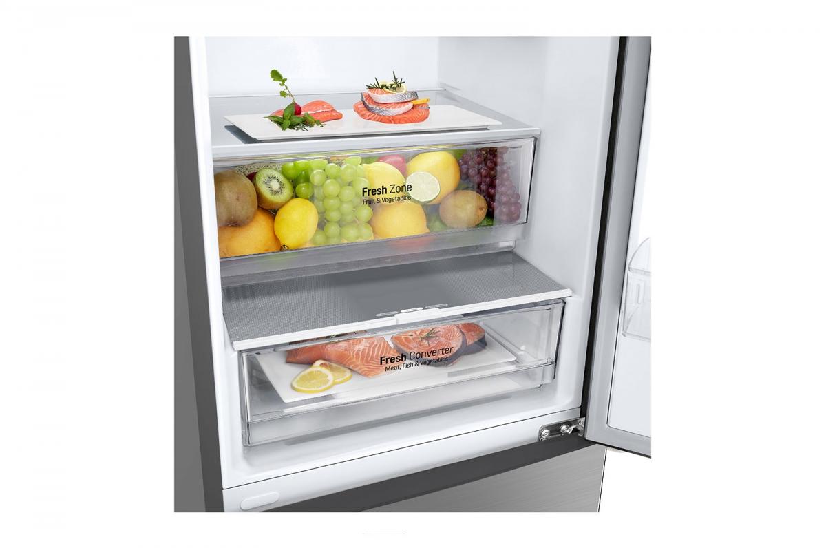 COMBI LG BLANCA GBP62PZNBC INOX 203X59,5 NF B 384L