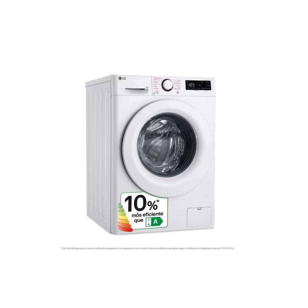 LAVADORA LG F4WR5009A3W 9KG 1400RPM A C-VAPOR INV. BCA