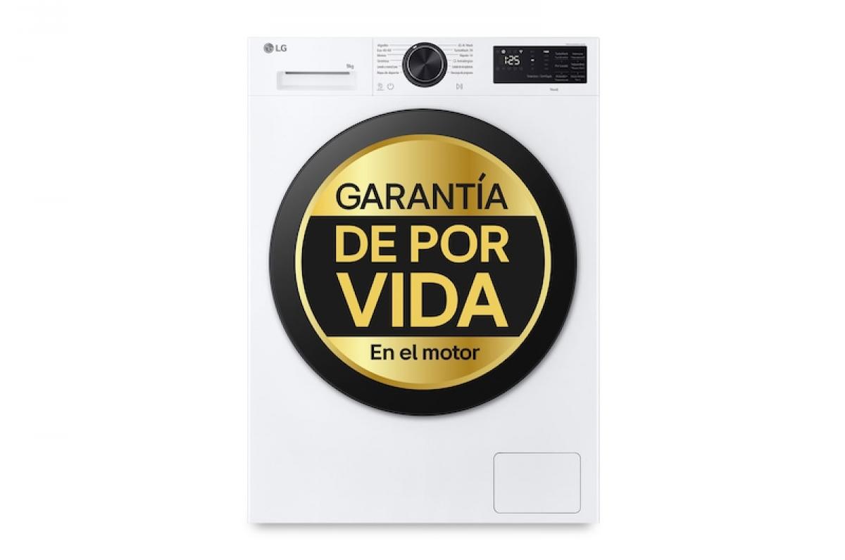 LAVADORA LG BLANCA F2X50S9TLB 1200RPM 9KG A-20% FONDO REDUCIDO 47,5CM