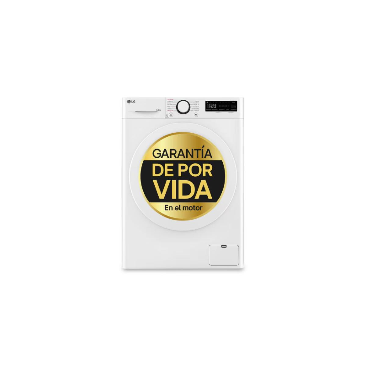 LAVASECADORA LG BLANCA F4DR5009A3W 9-6KG A-D 1400RPM