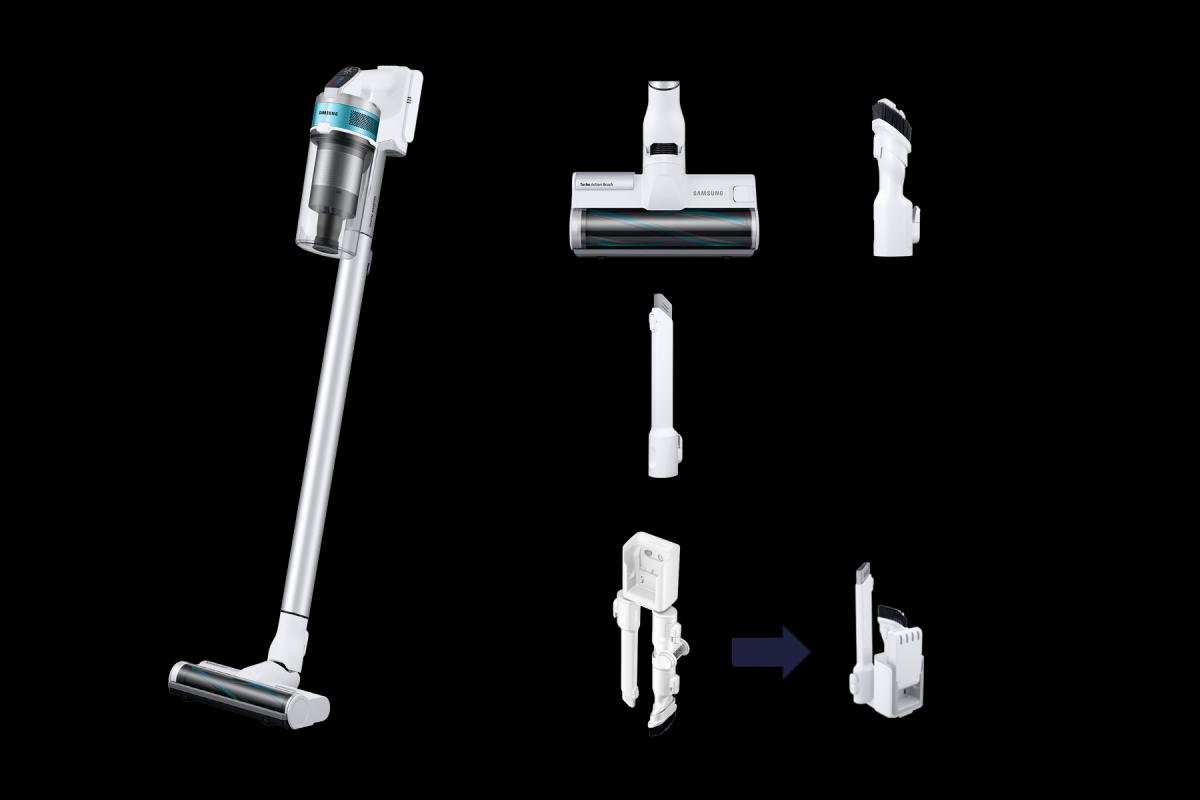 ESCOBA SAMSUNG VS15T7031R1-ET JET 70 DIGITAL INVERTER 21,6V 40MIN.AUT.