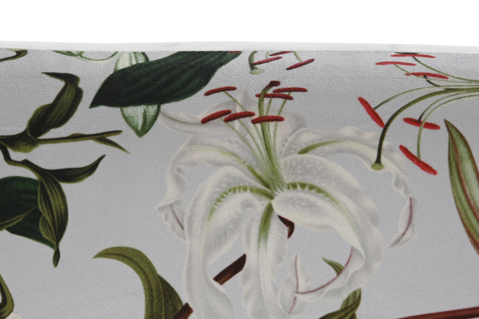 Sofa poliester metal 140x71x71 flores beige