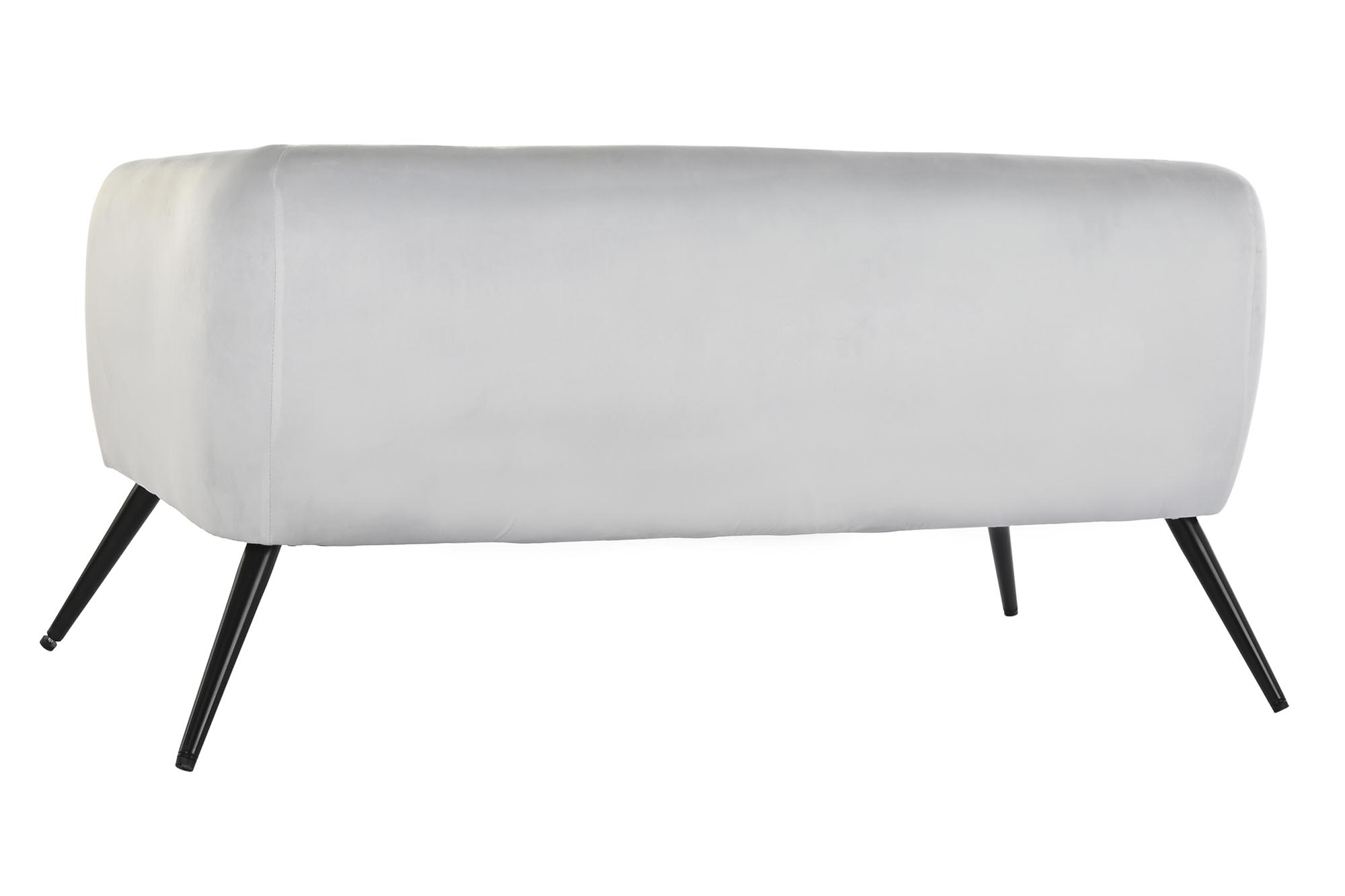 Sofa poliester metal 140x71x71 flores beige