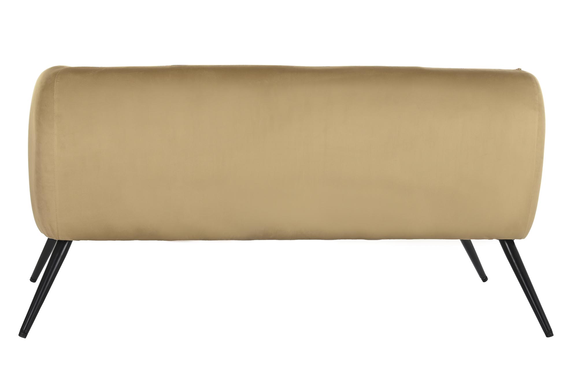Sofa poliester metal 140x71x71 flores amarillo