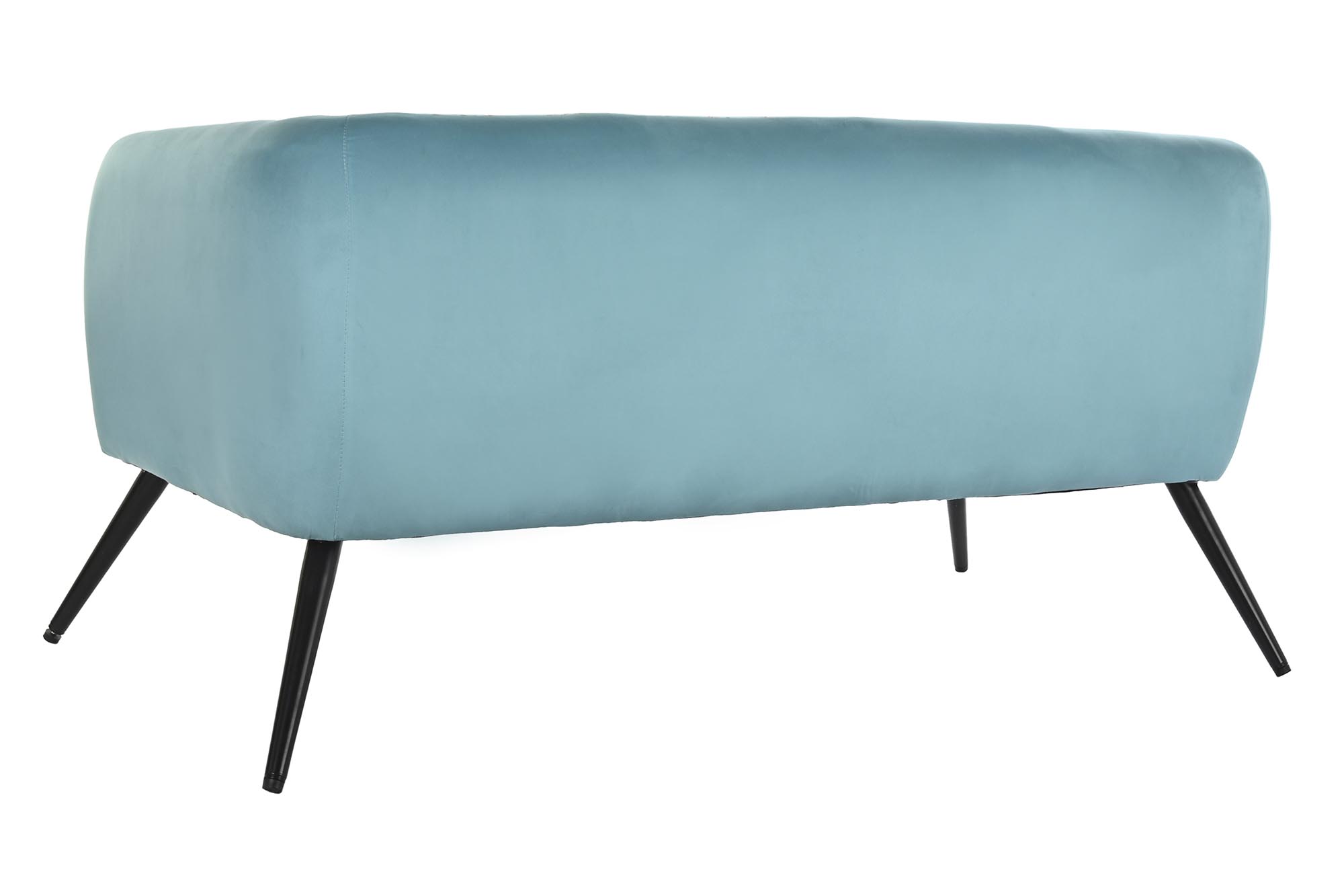 Sofa poliester metal 140x71x71 flores rama verde