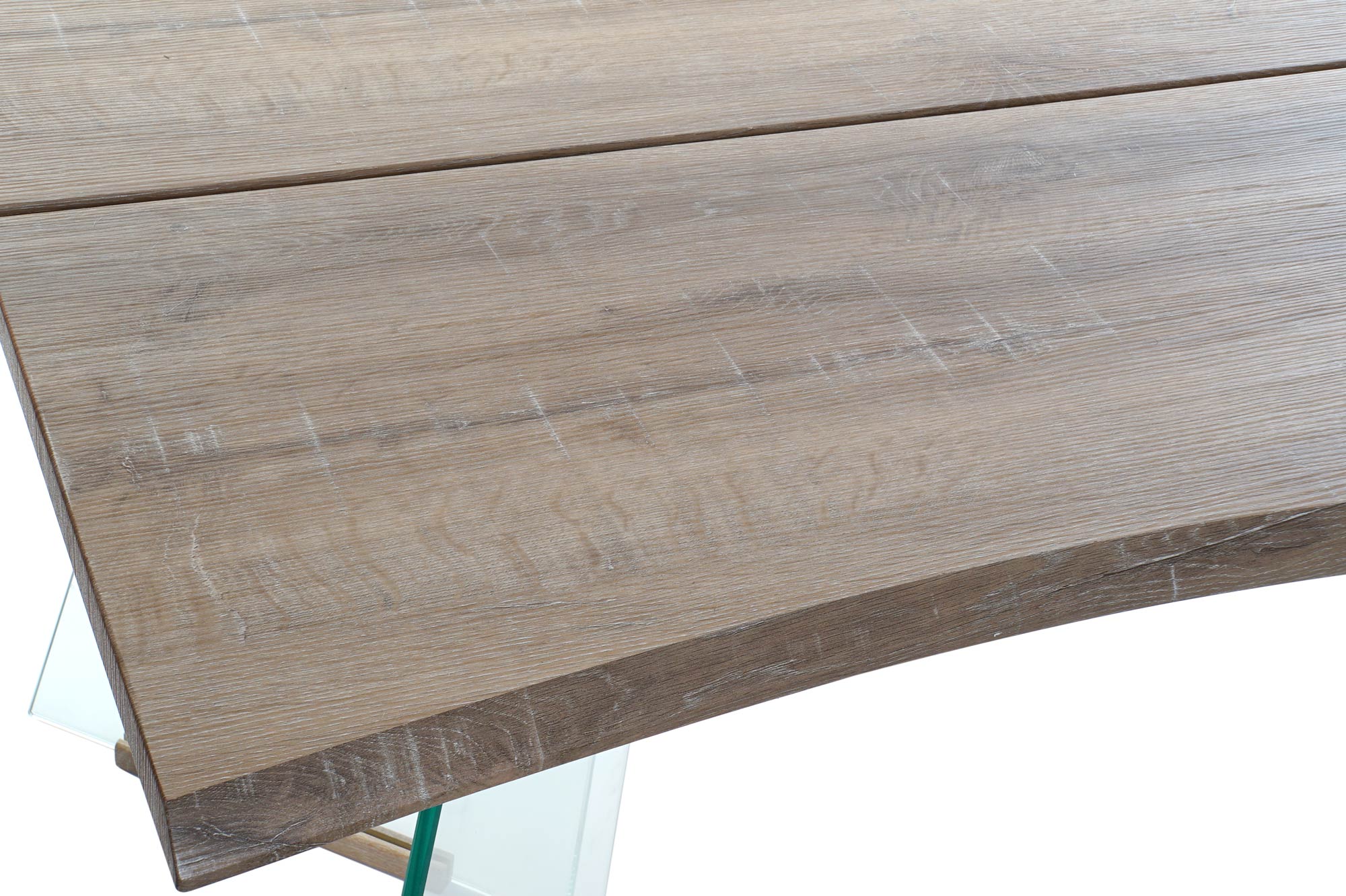 Mesa comedor mdf cristal 180x90x76 marron