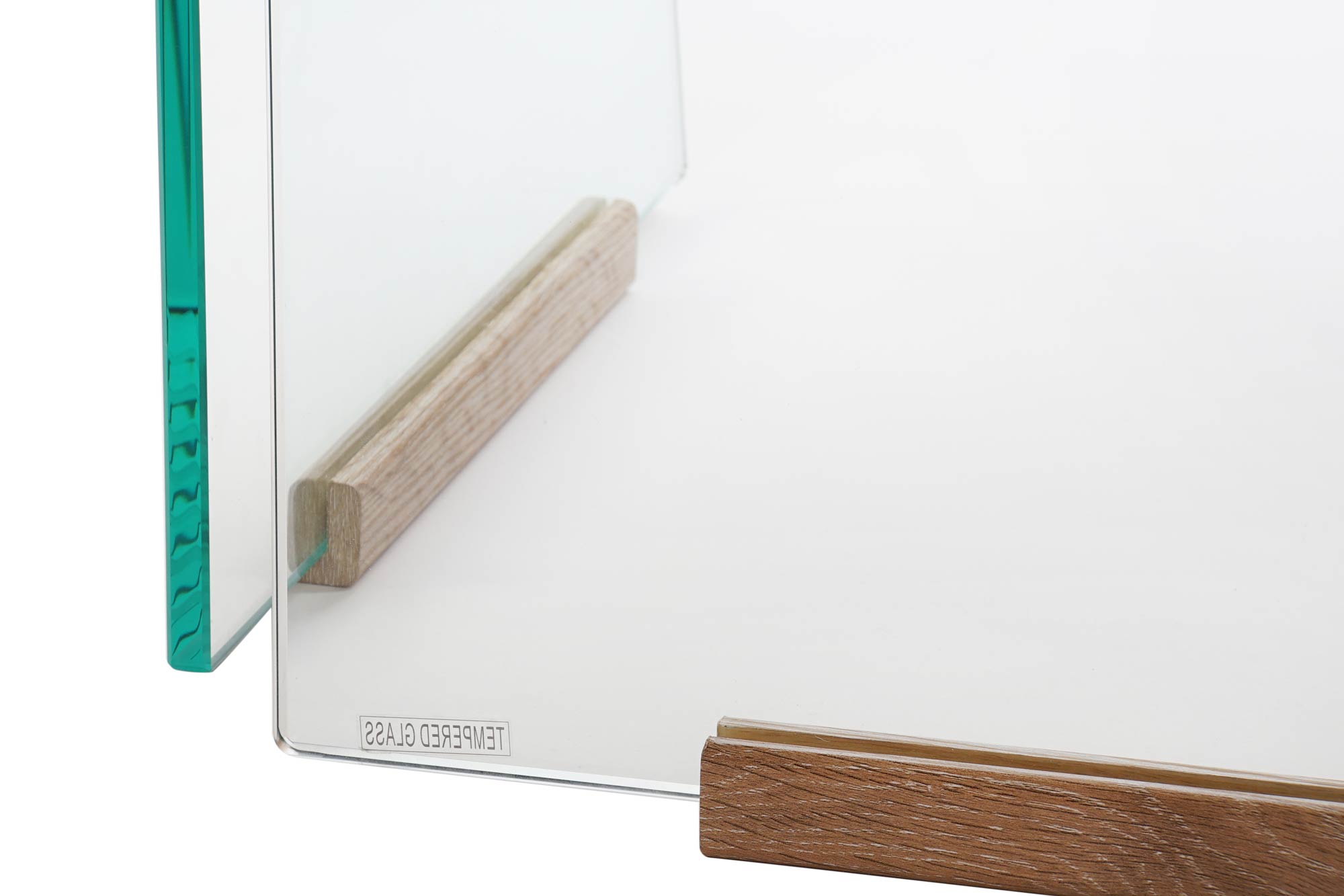 Mesa comedor mdf cristal 180x90x76 marron