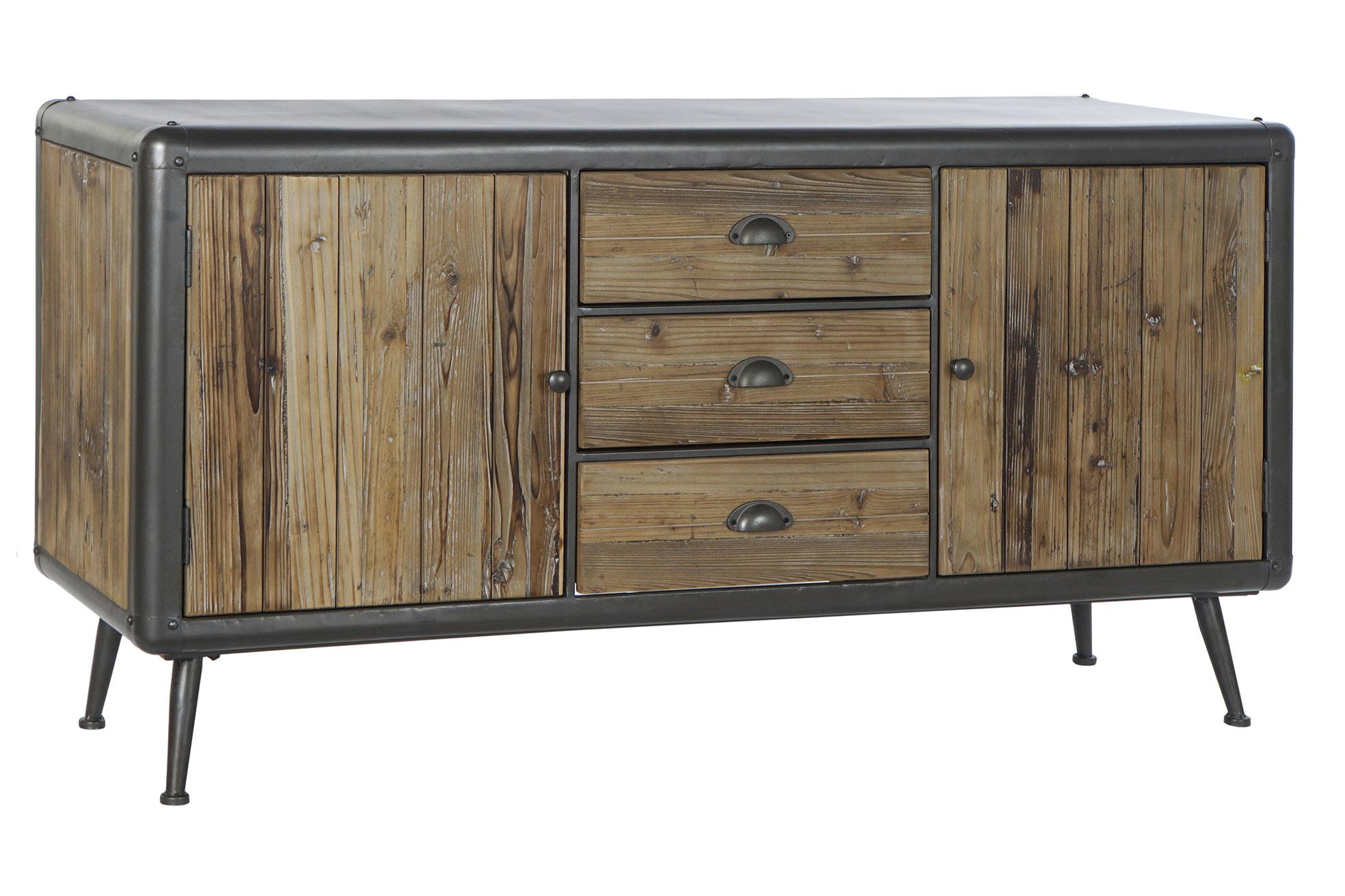 Buffet abeto metal 144x45x75 10 natural