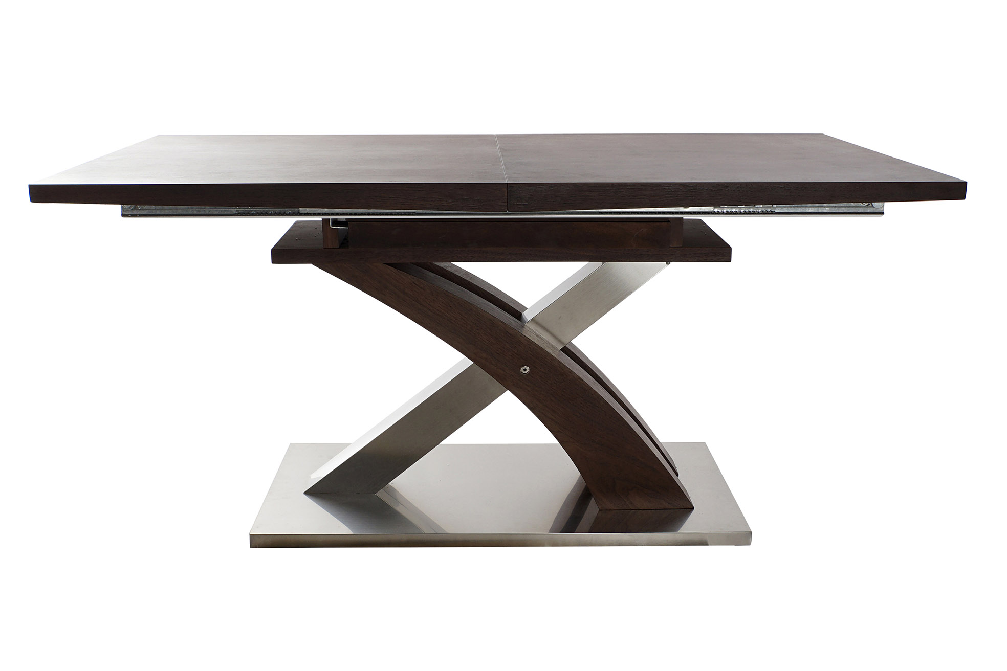 Mesa acero mdf 160x90x77 220cm extensible