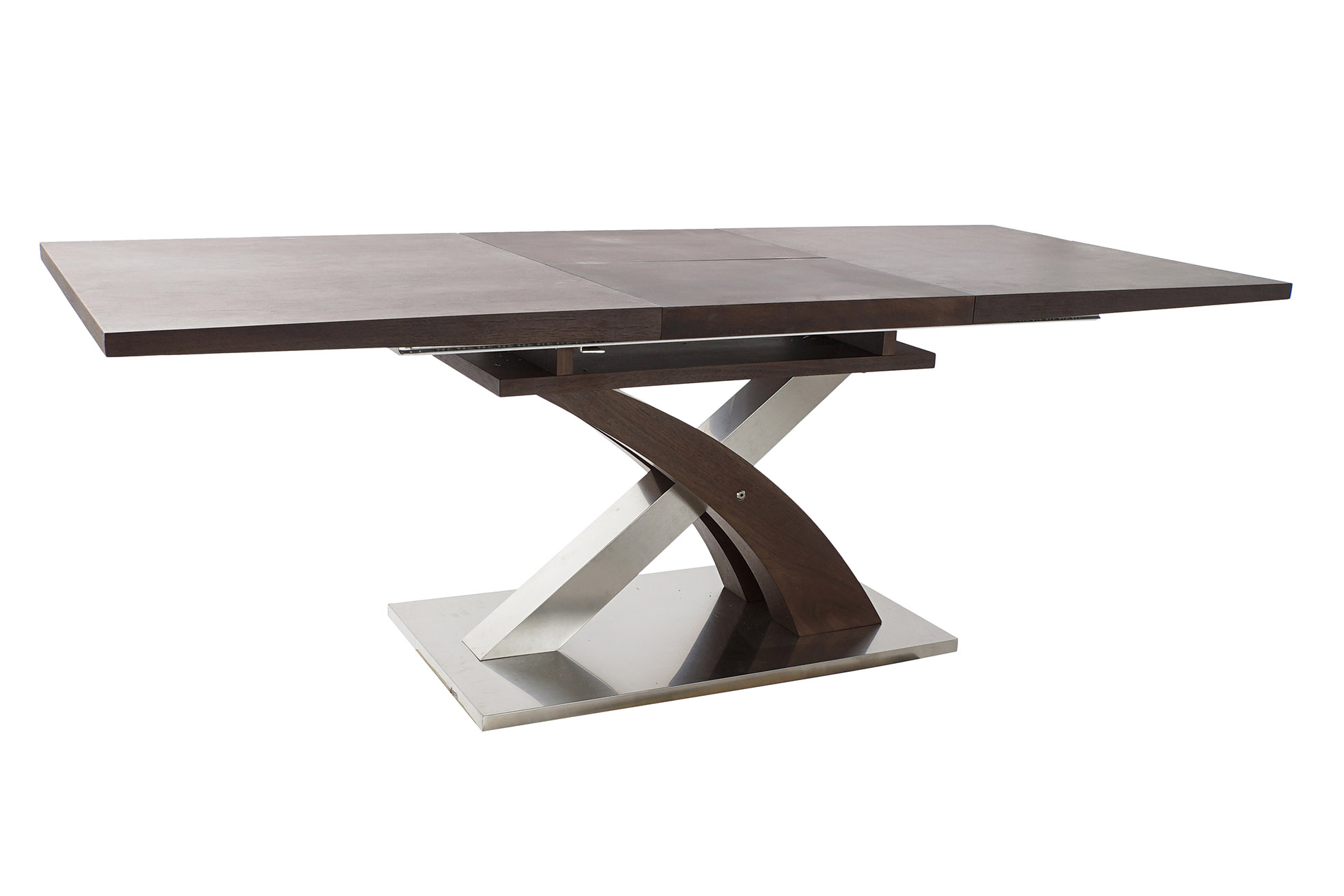 Mesa acero mdf 160x90x77 220cm extensible