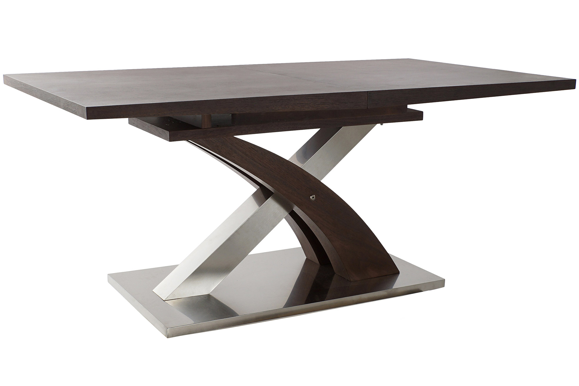 Mesa acero mdf 160x90x77 220cm extensible