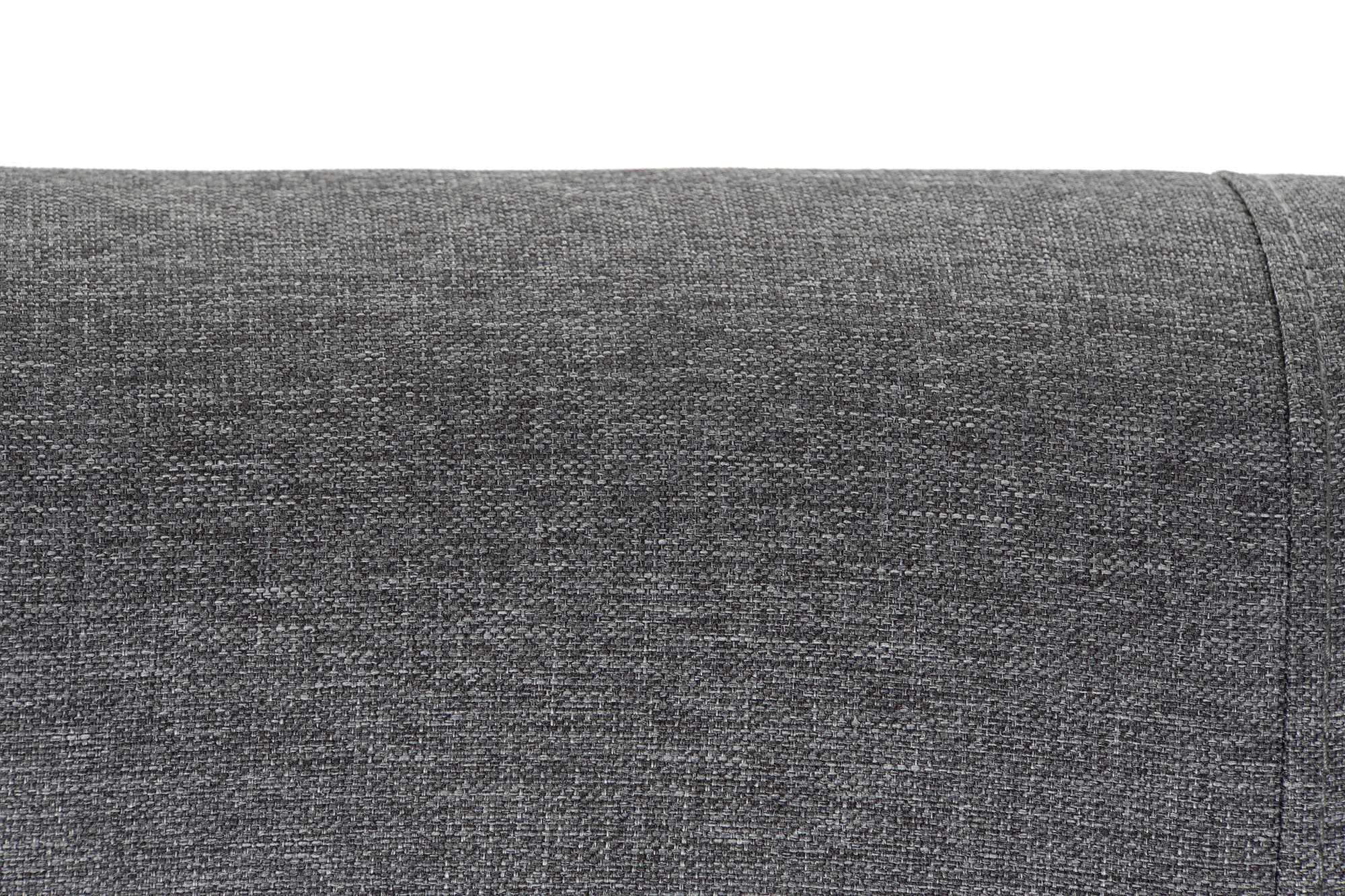 Sofa poliester rubberwood 146x72x82 2 plazas gris