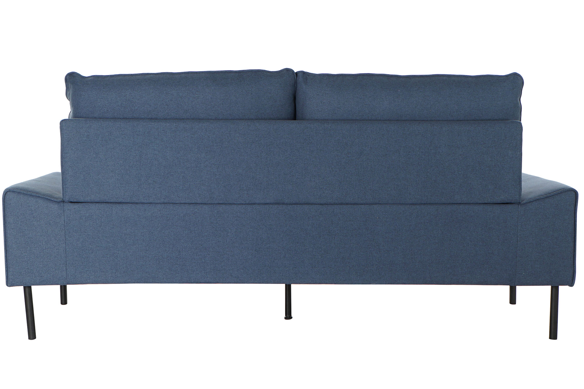 Sofa poliester metal 197x82x90 azul marino