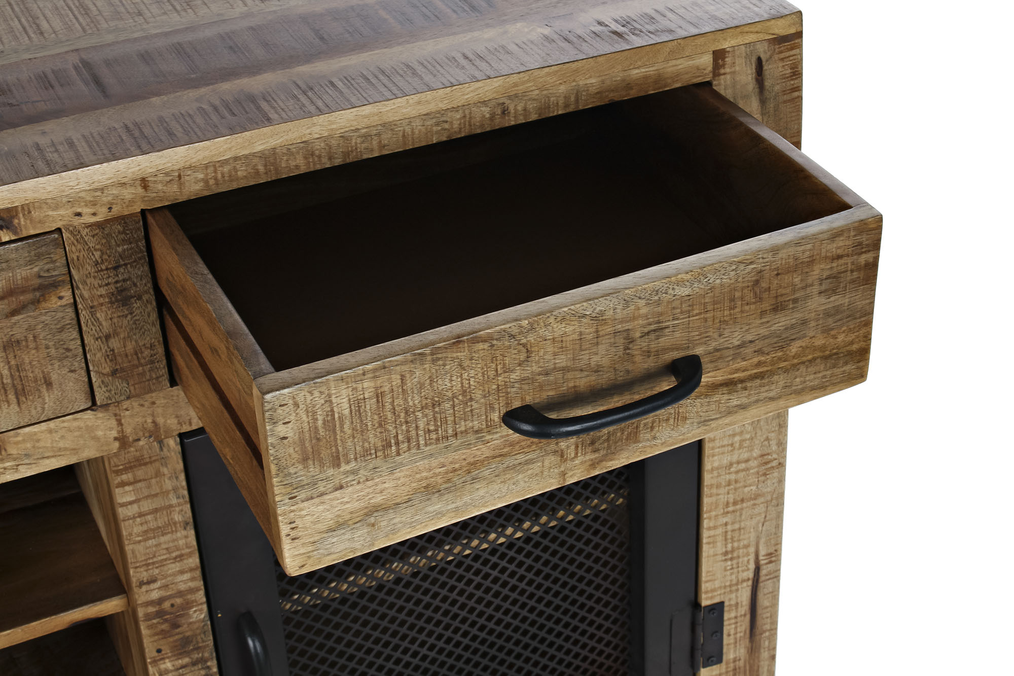 Buffet mango metal 150x43x90 botellero
