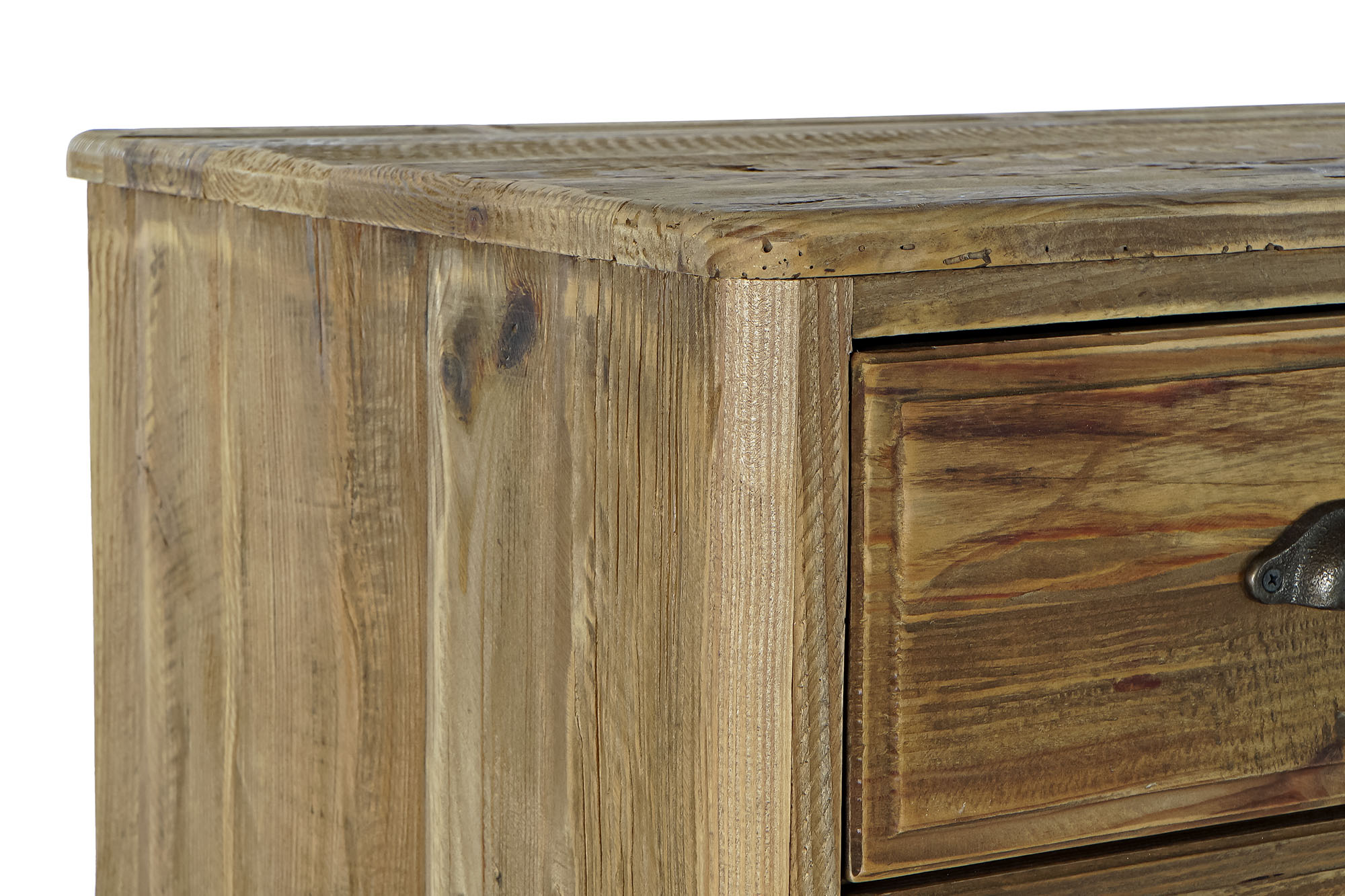 Cajonera madera reciclada 90x48x100 natural