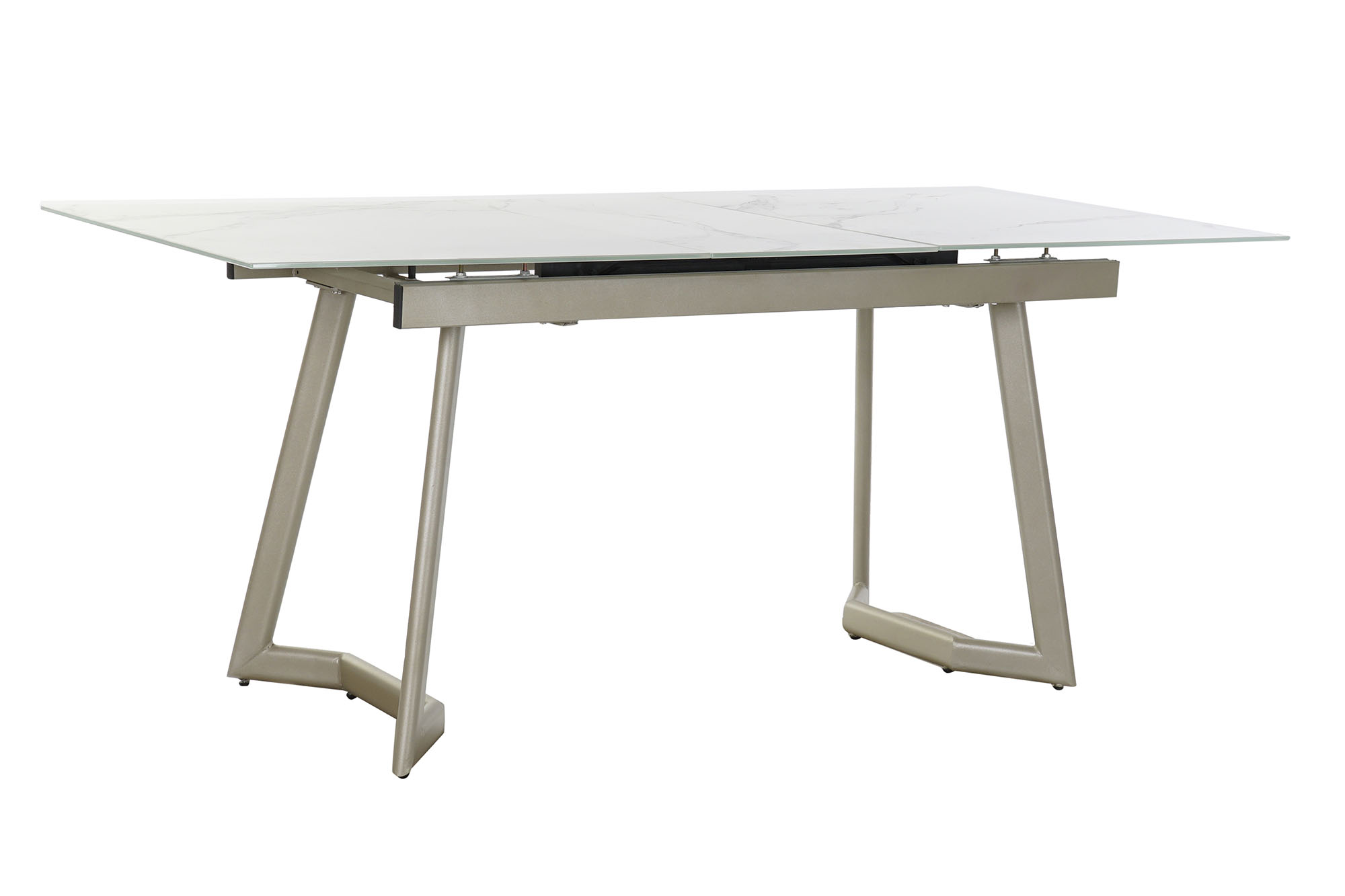 Mesa comedor cristal 140x80x76 180 extensible