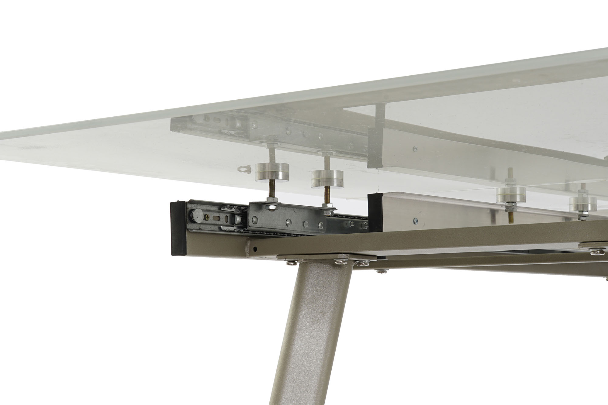 Mesa comedor cristal 140x80x76 180 extensible