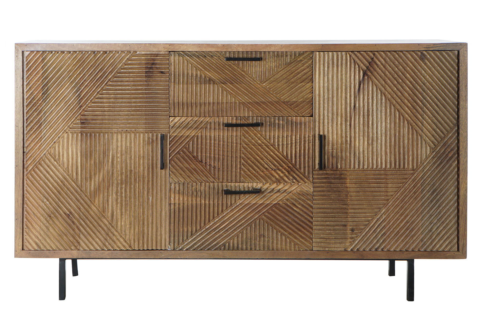 Buffet mango metal 145x40x86 natural