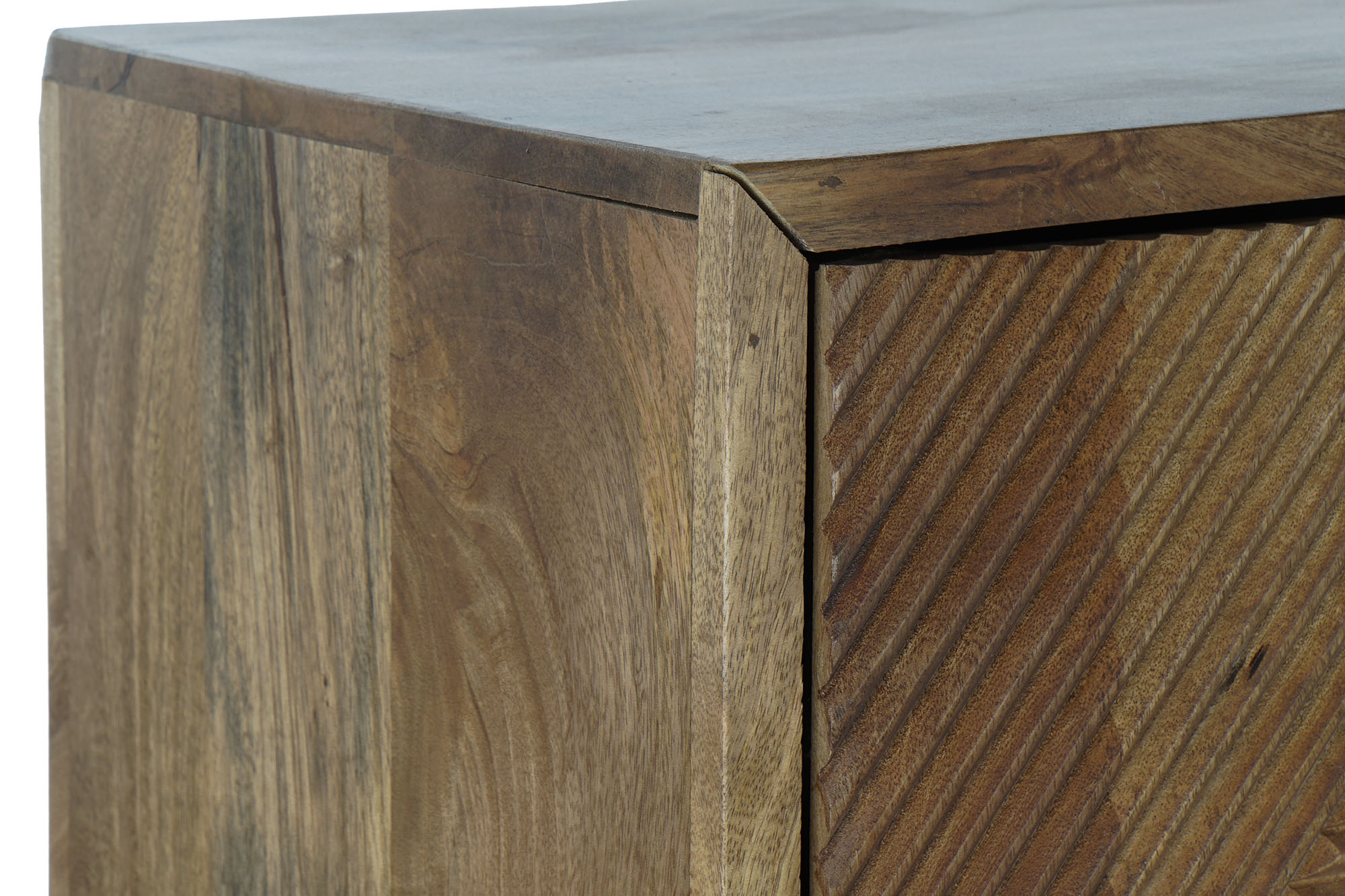 Aparador mango metal 90x40x87 natural