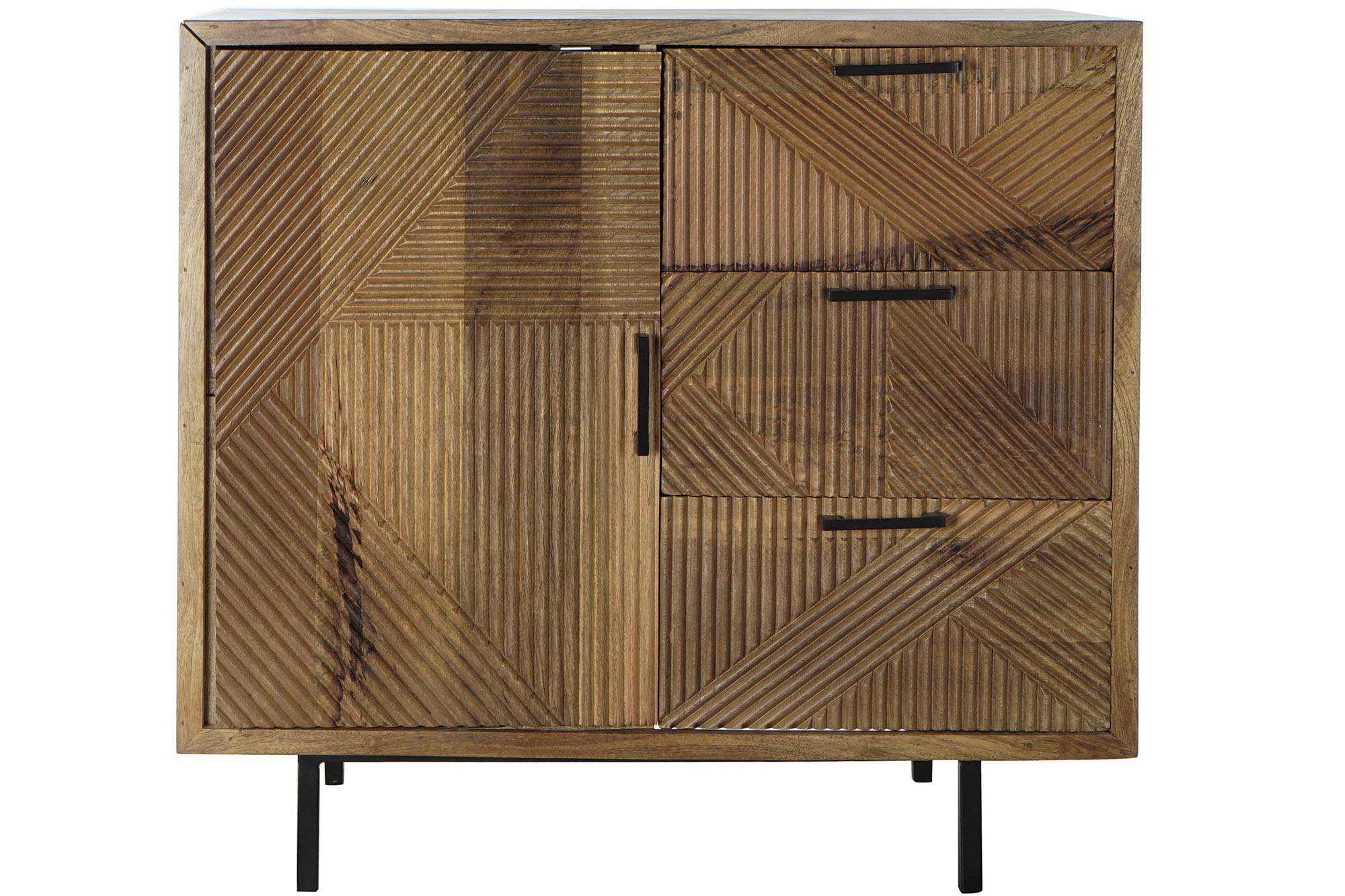 Aparador mango metal 90x40x87 natural