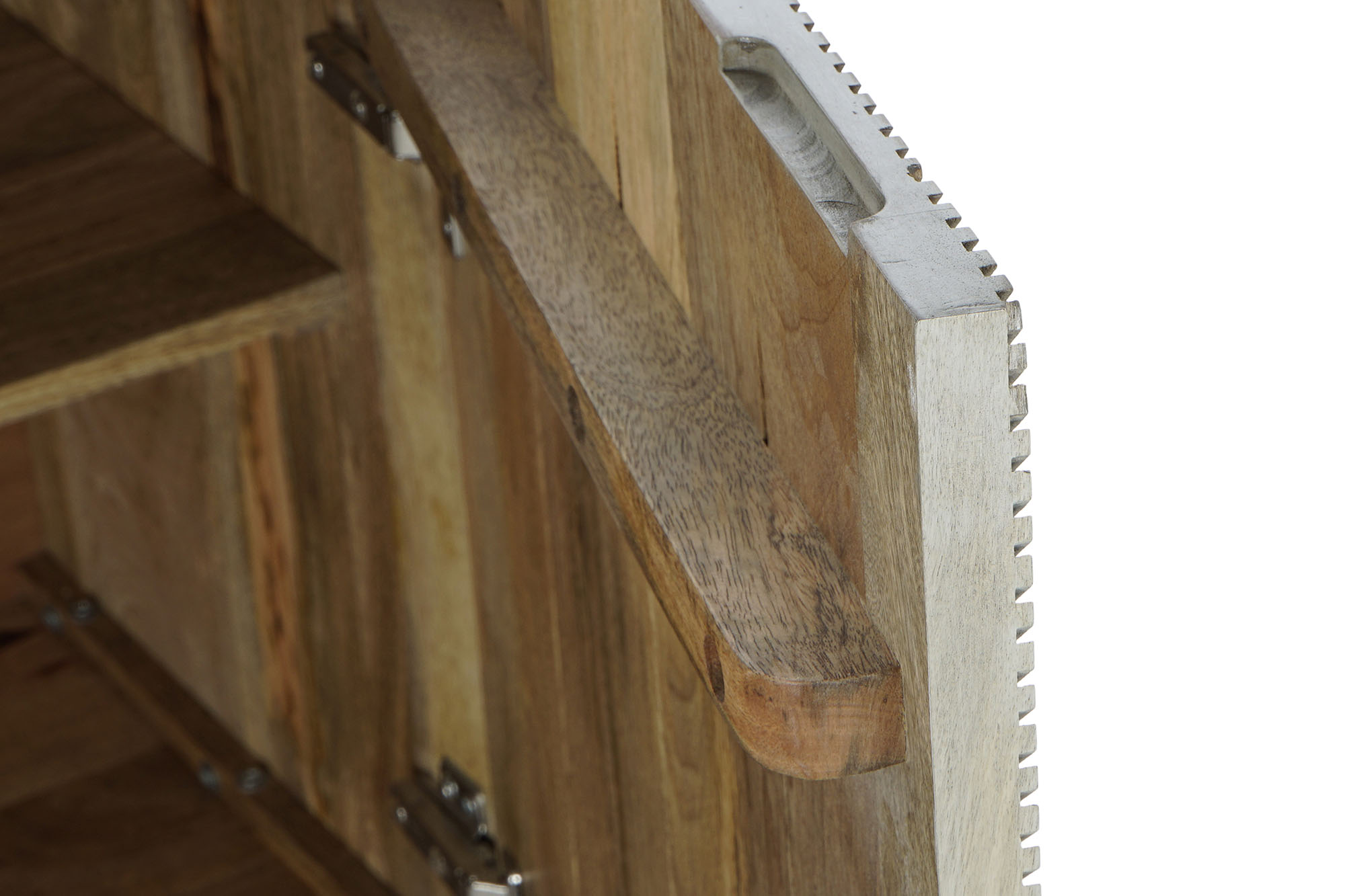 Buffet mango metal 160x45x75 gris