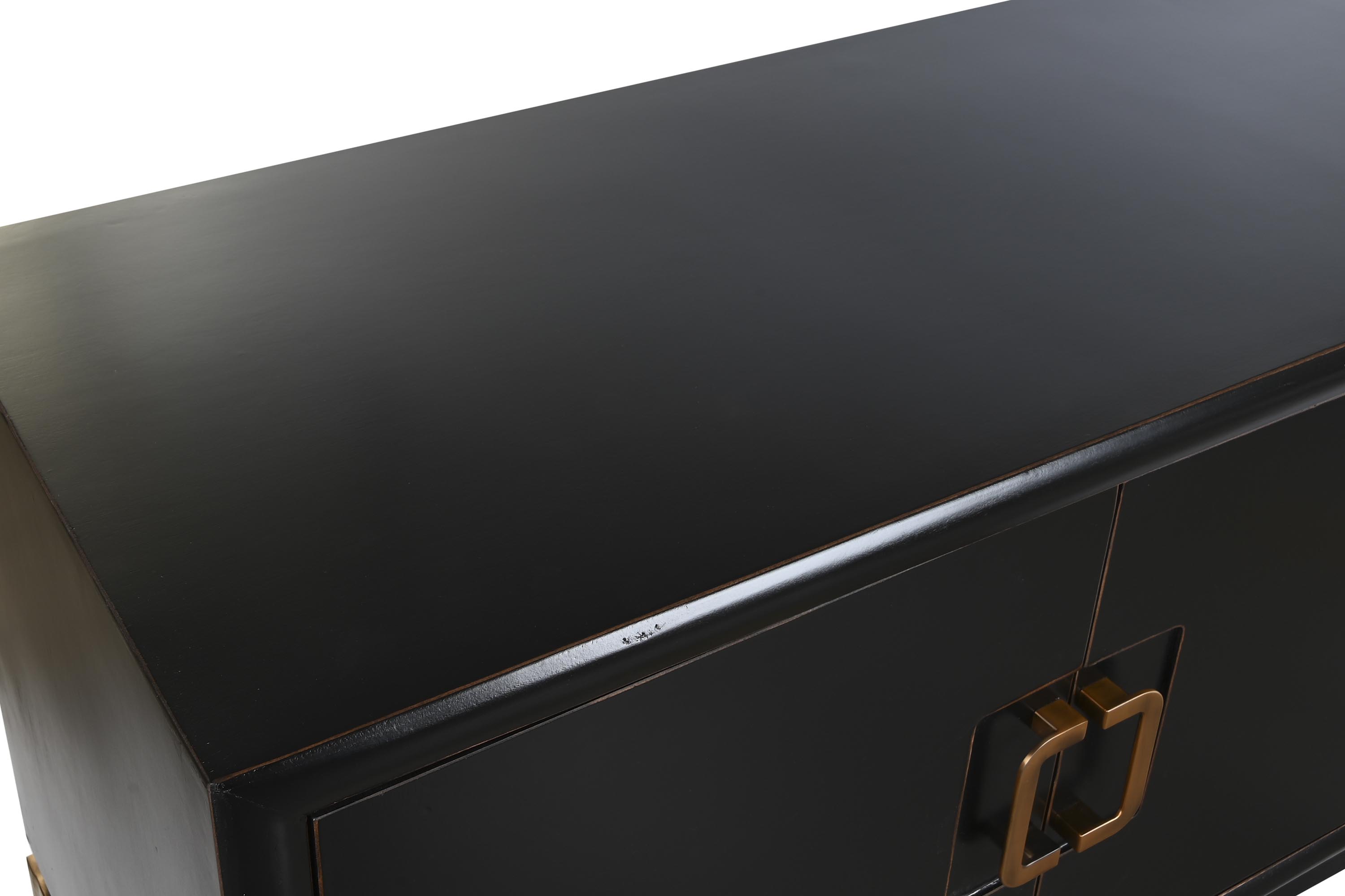 Buffet alamo metal 180x50x90 negro