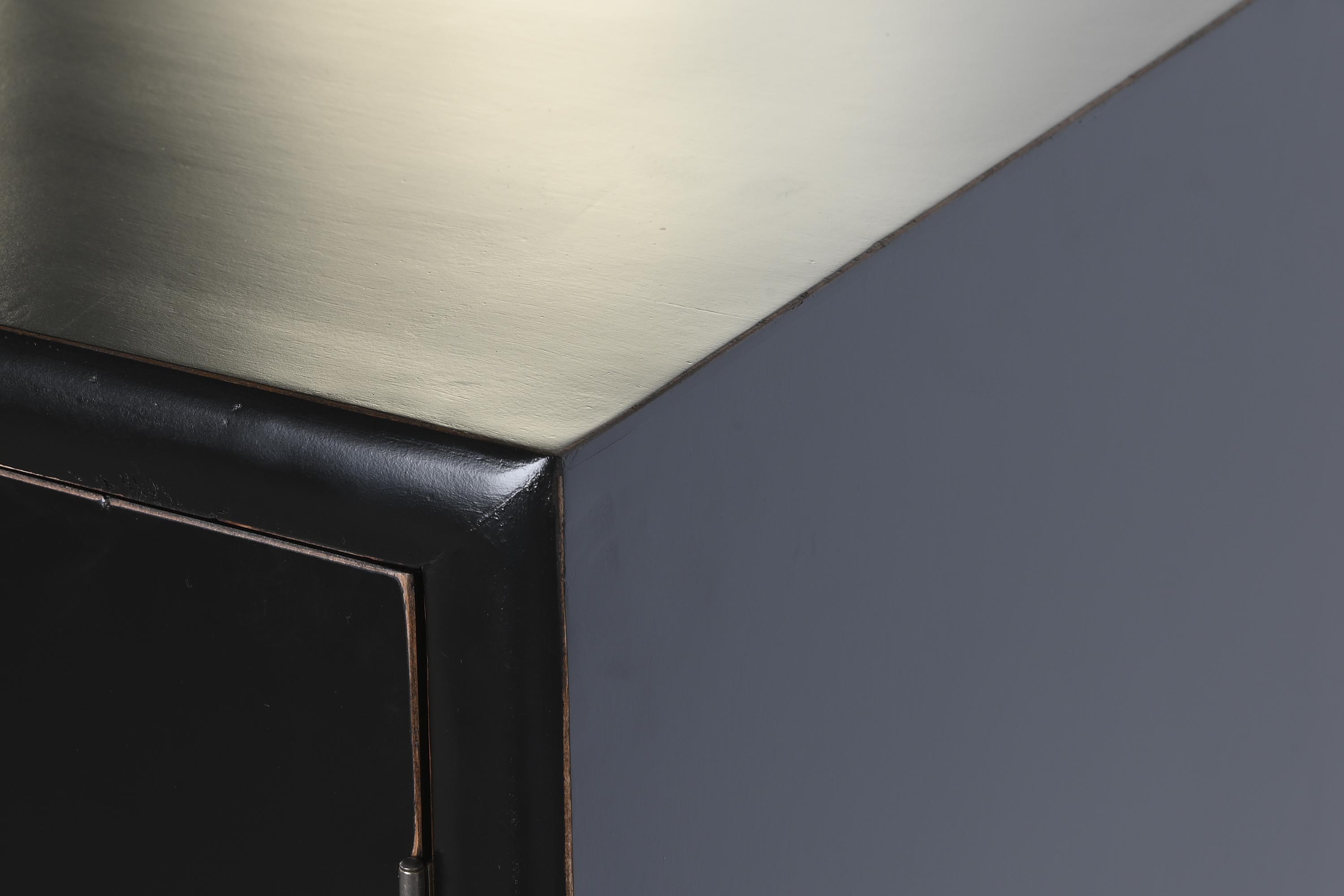 Buffet alamo metal 180x50x90 negro
