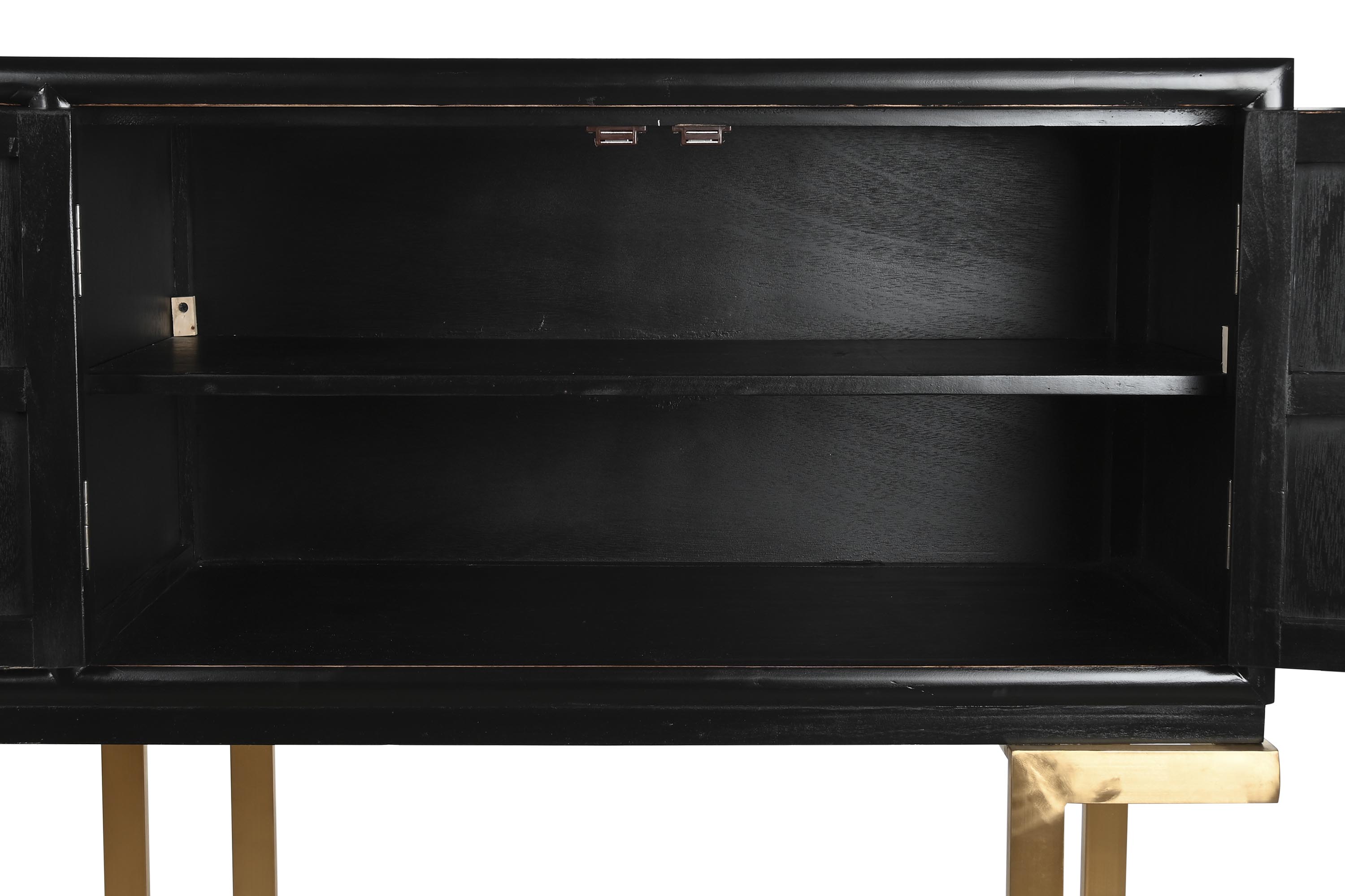 Buffet alamo metal 180x50x90 negro
