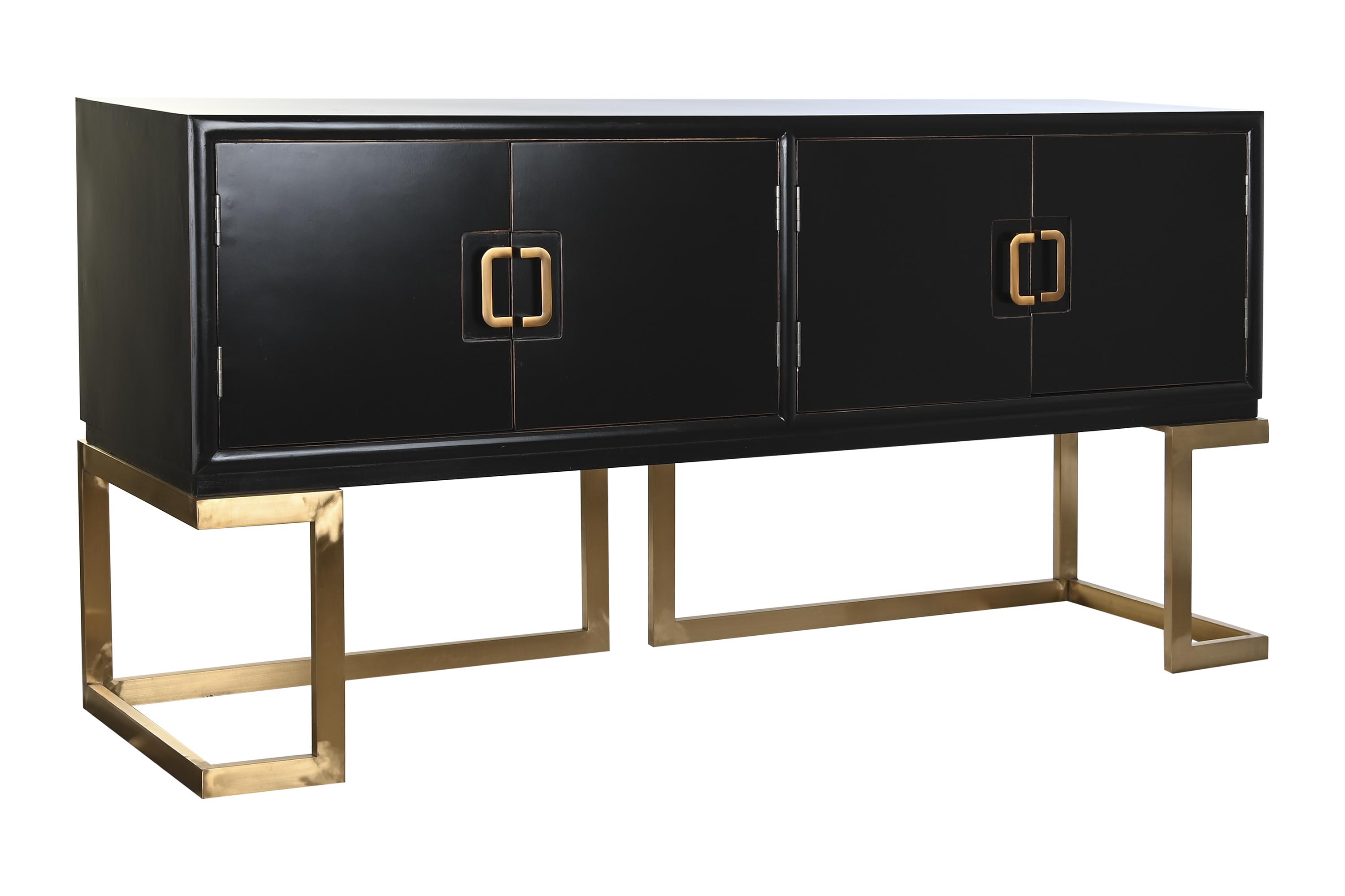 Buffet alamo metal 180x50x90 negro