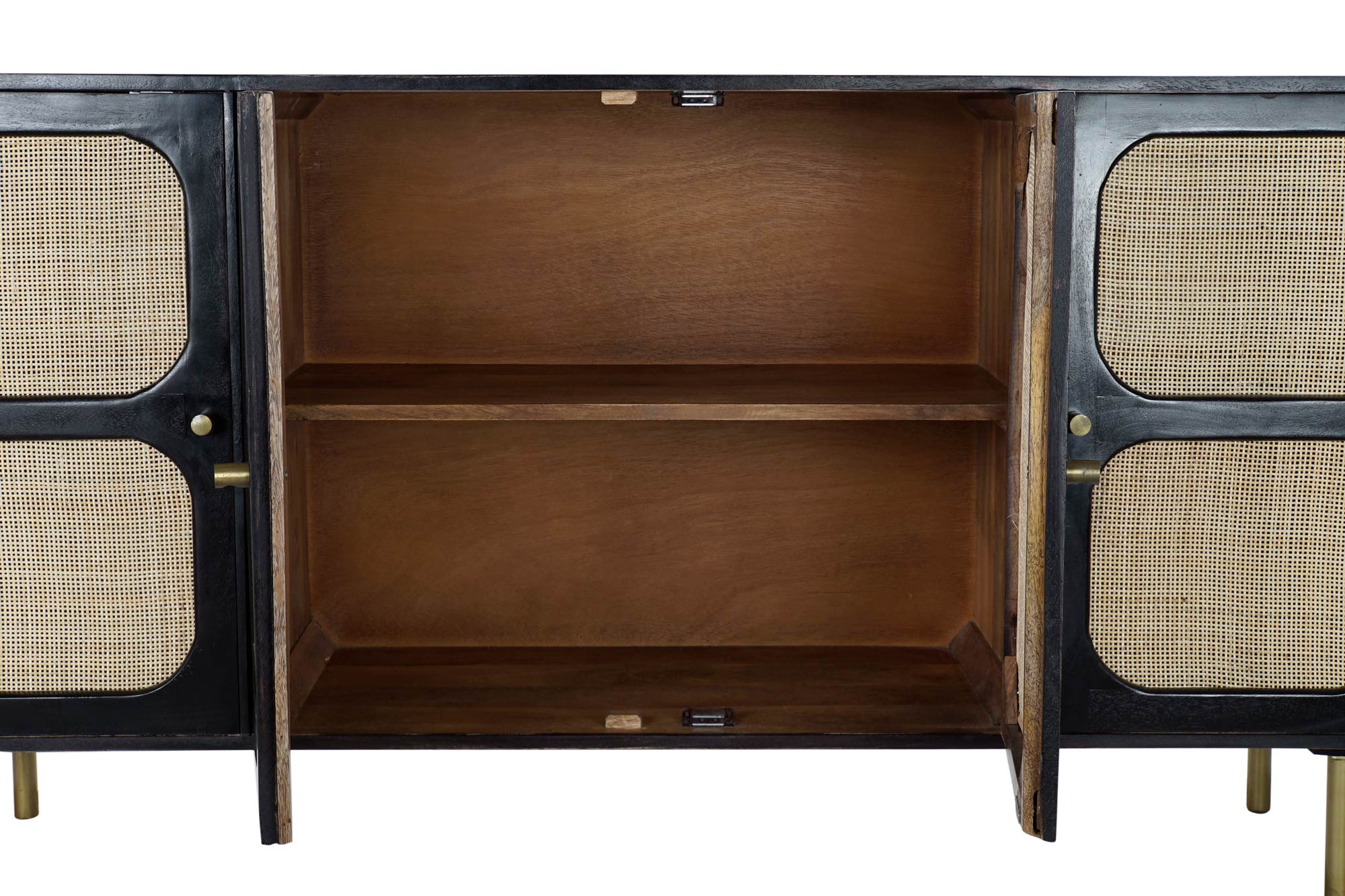 Buffet mango ratan 150x40x78 negro