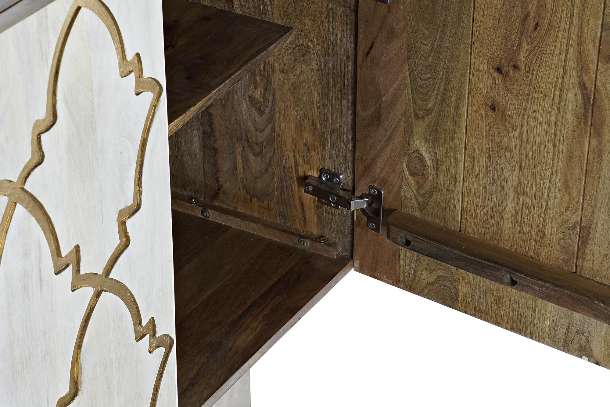 Buffet mango 177x45x75 4 puertas decape blanco