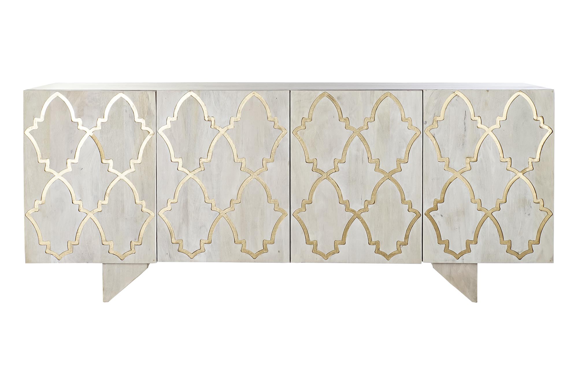 Buffet mango 177x45x75 4 puertas decape blanco
