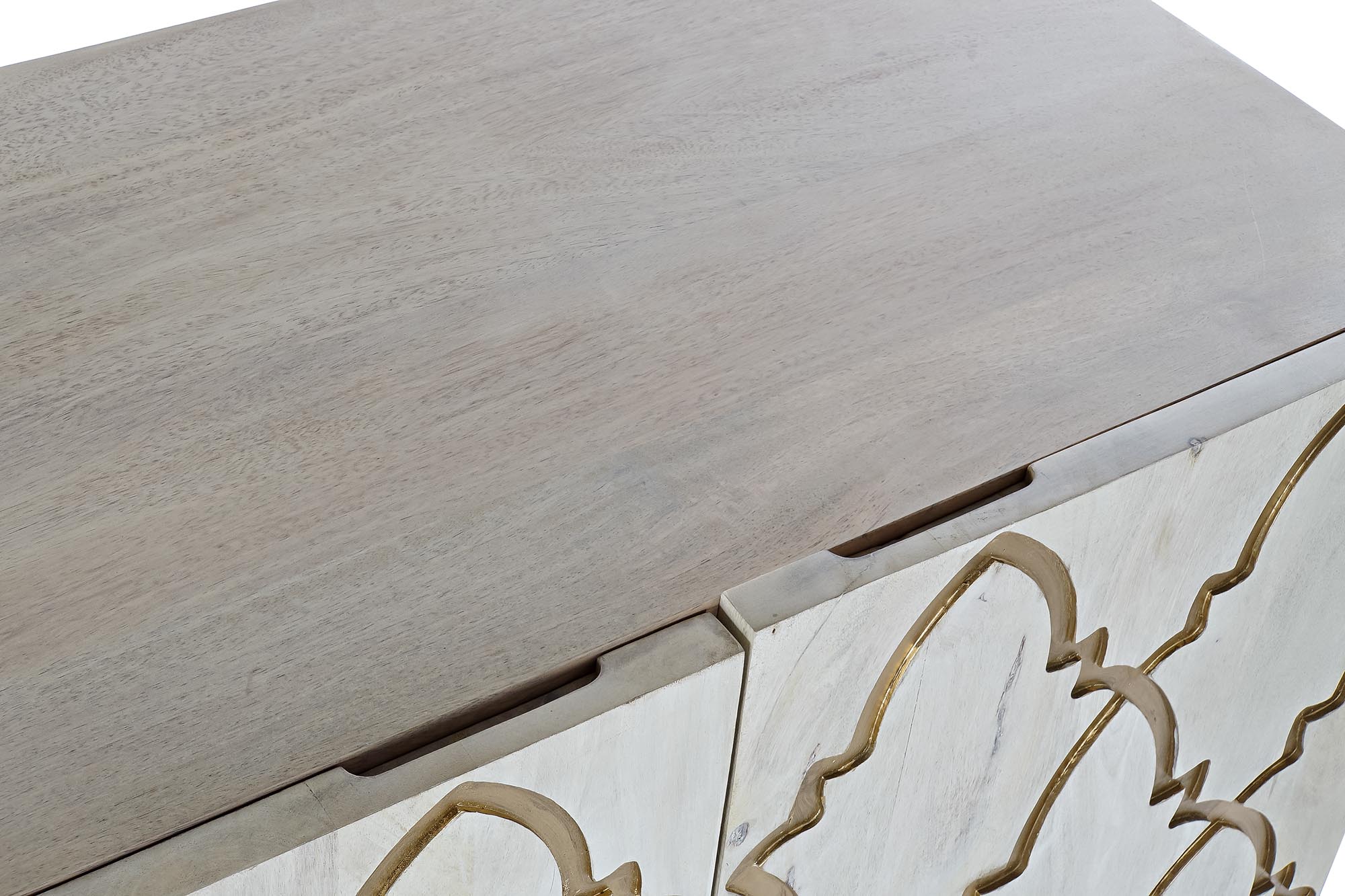 Buffet mango 177x45x75 4 puertas decape blanco