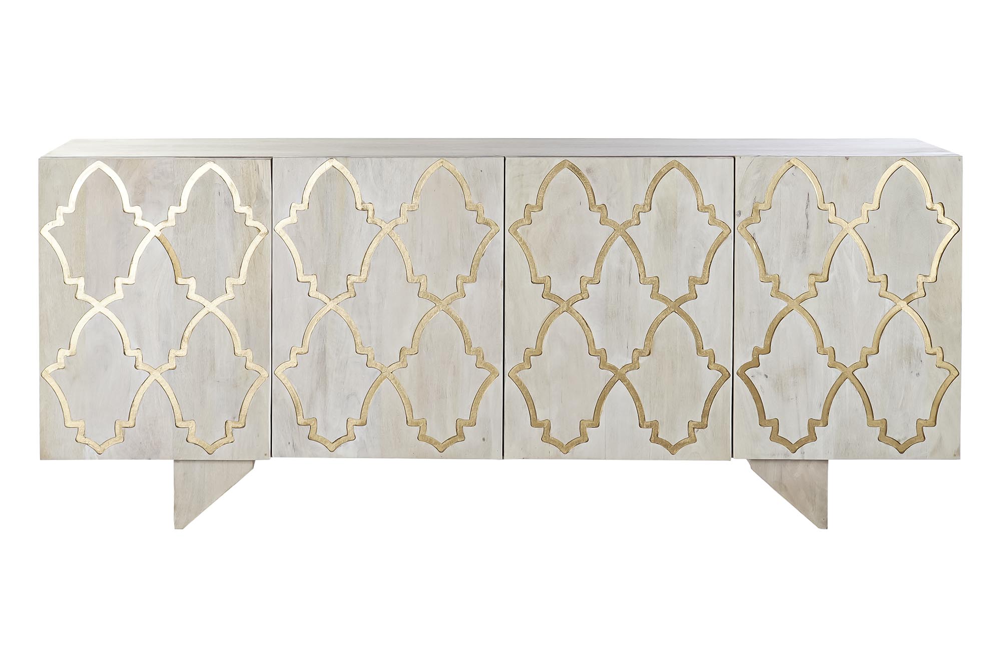Buffet mango 177x45x75 4 puertas decape blanco