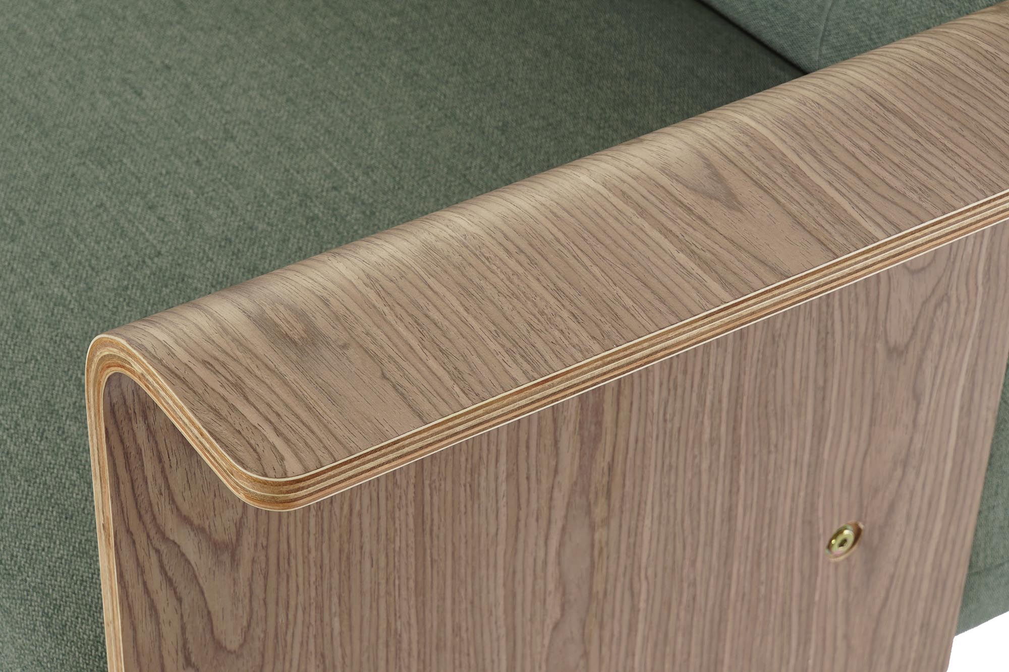 Sofa cama eucalipto metal 203x87x81 verde