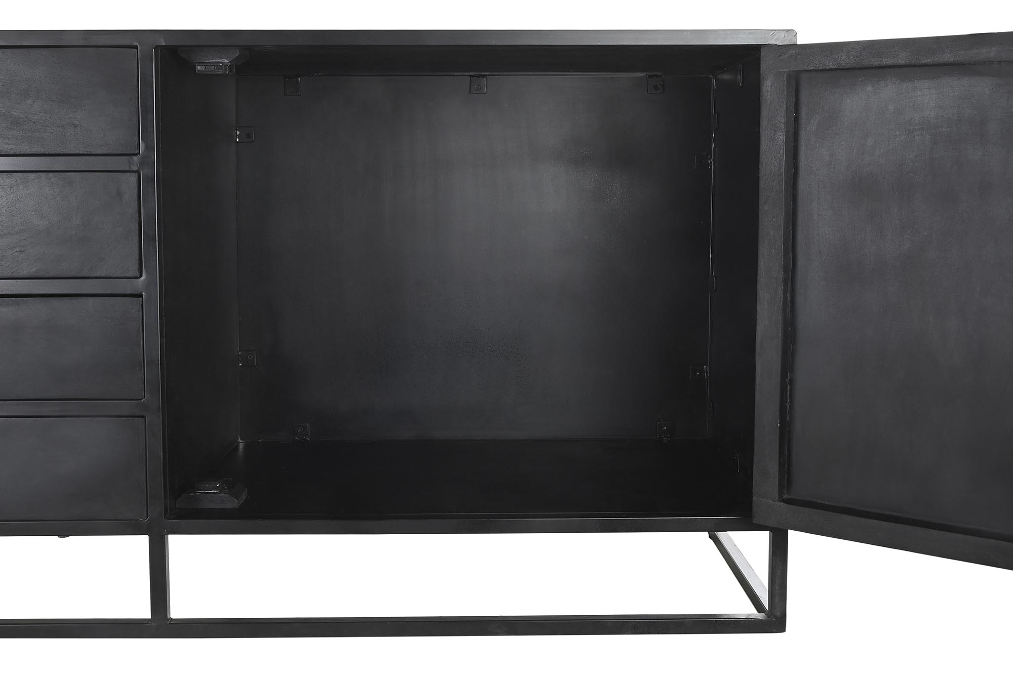 Buffet mango metal 210x45x75 negro