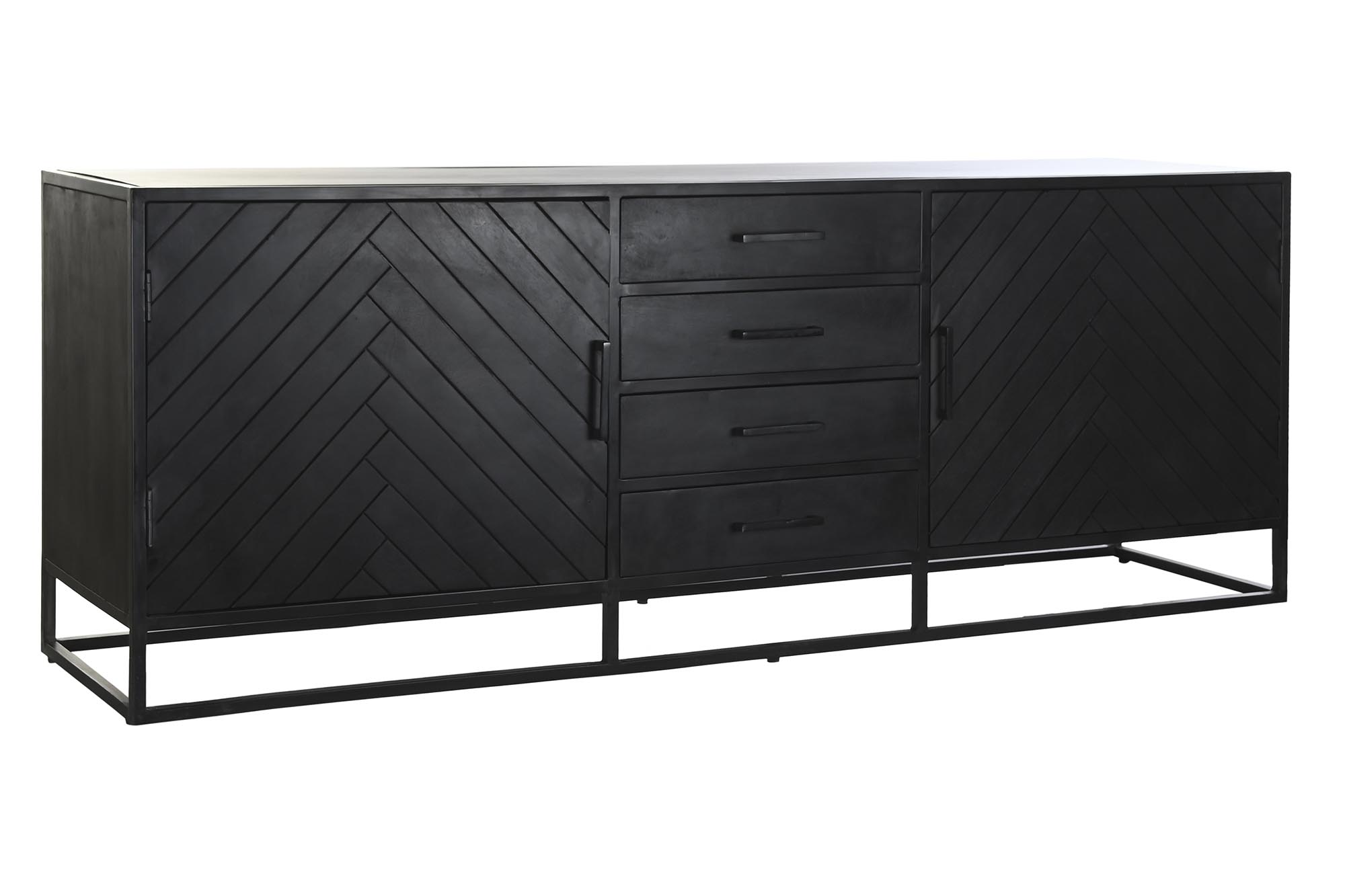 Buffet mango metal 210x45x75 negro