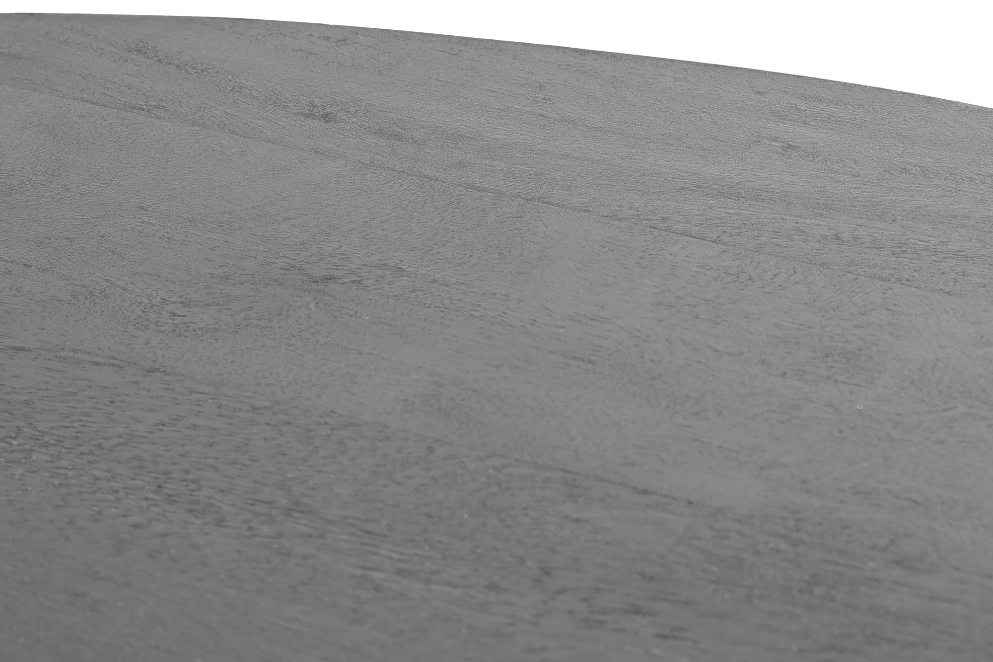 Mesa redonda comedor mango metal 130x130x76 negro
