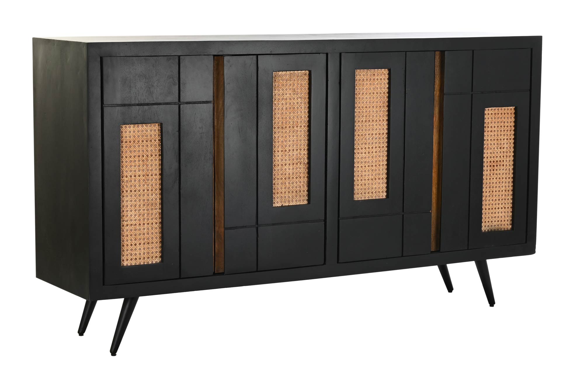 Buffet mango ratan 160x40x90 negro