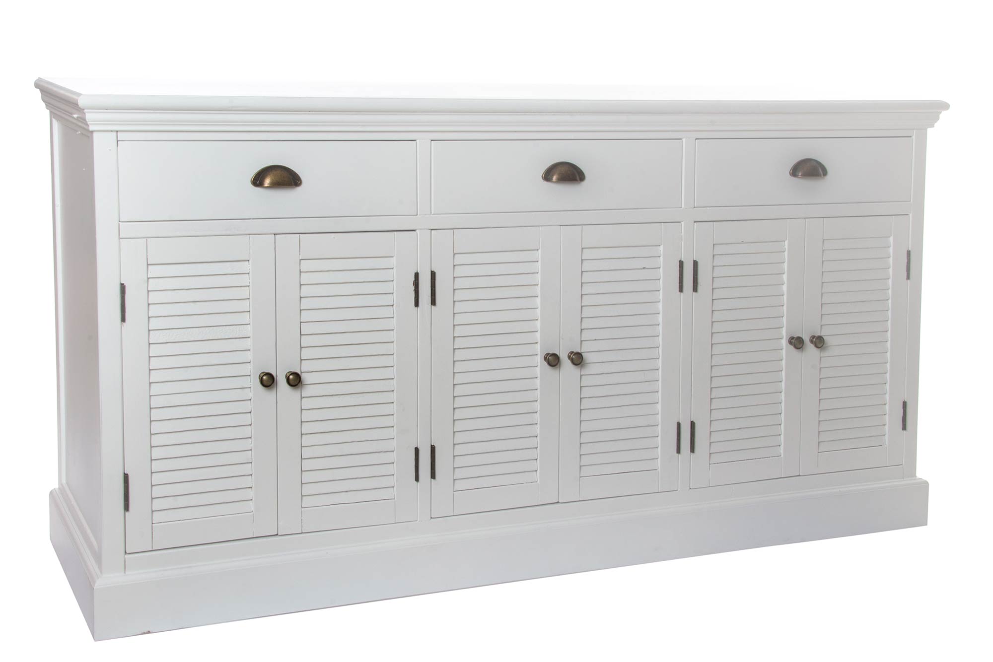 Buffet paulownia 160x41x83 blanco