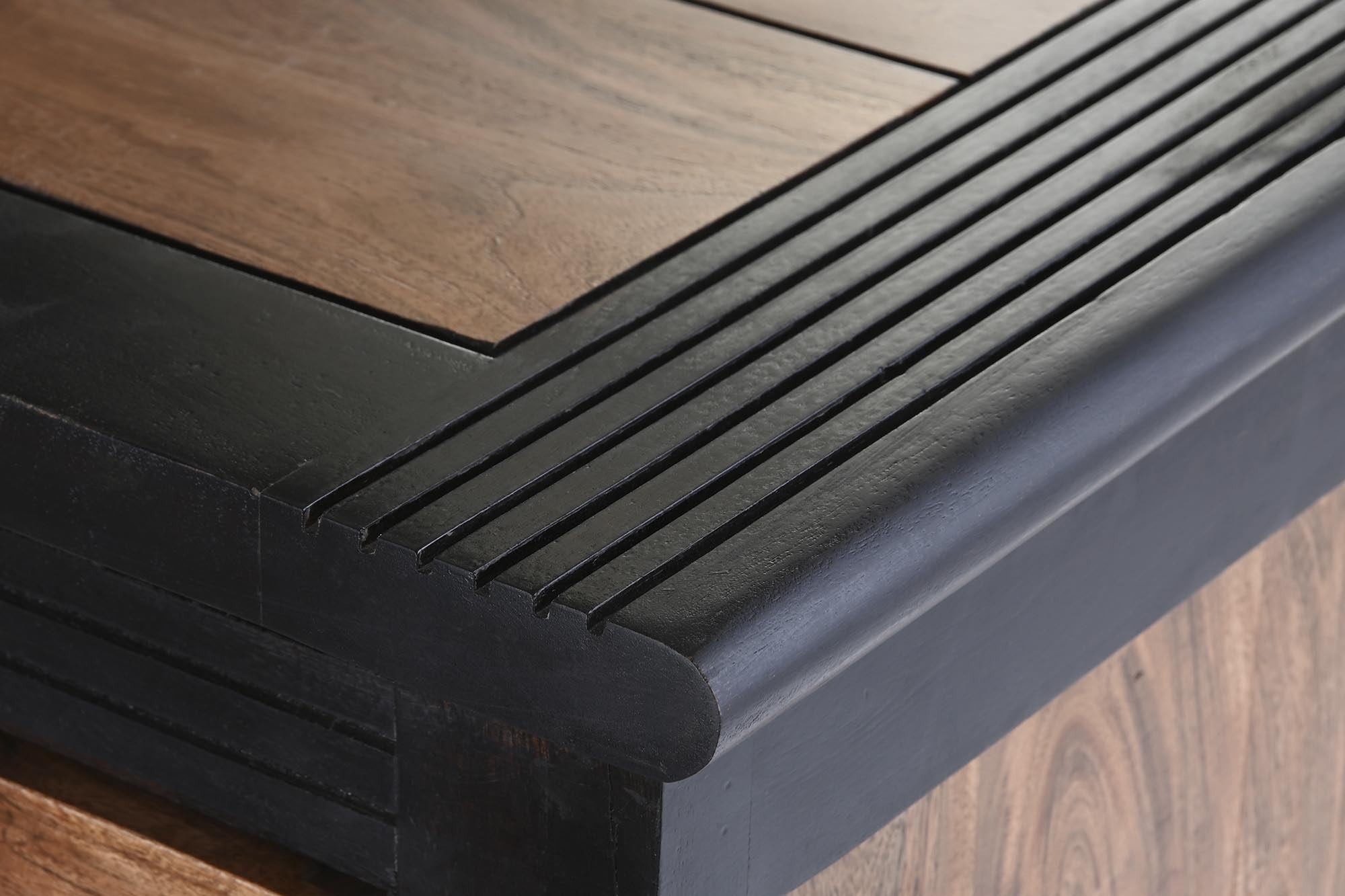 Buffet acacia 200x45x86 negro