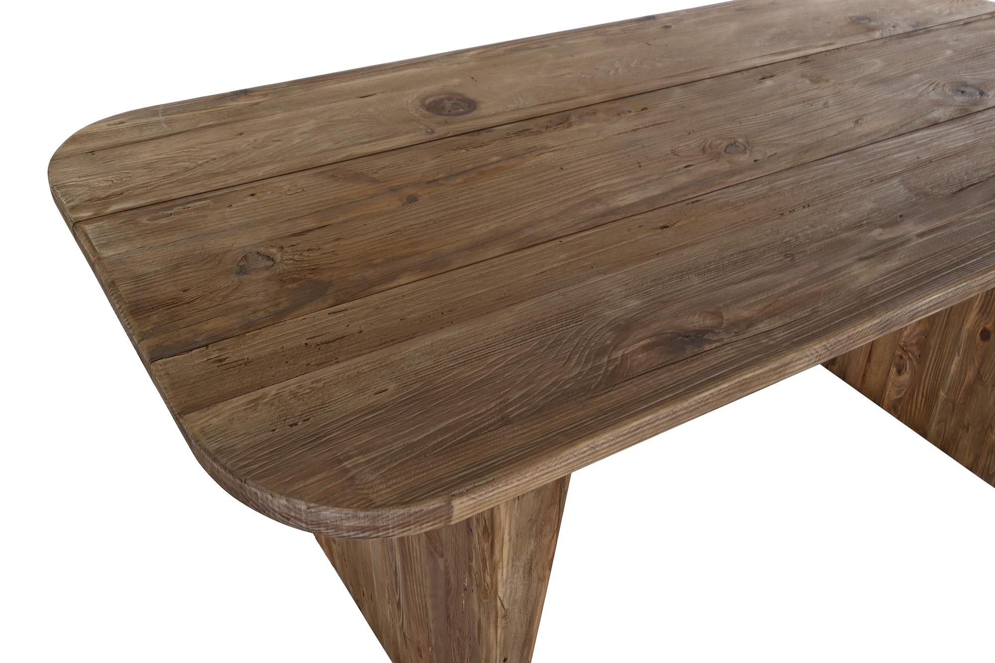 Mesa comedor madera reciclada pino 180x90x77