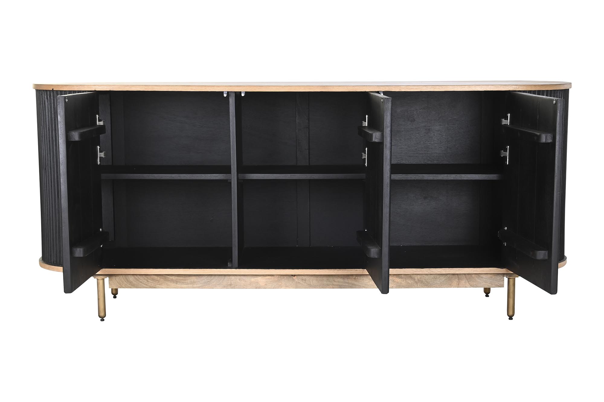 Buffet mango roble 177x45x75 negro